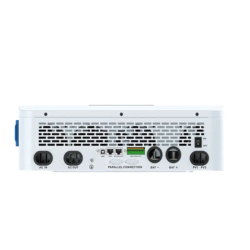 12KW 48V Hybrid Solar Inverter Pure Sine 48V 220V/400VAC Dual MPPT 260A Solar Charge Controller PV 800VDC Single Three-Phase