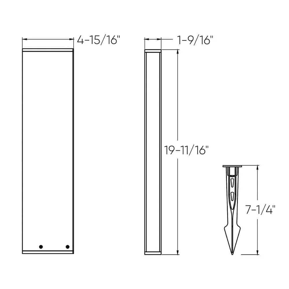 30" Landscape Bollard