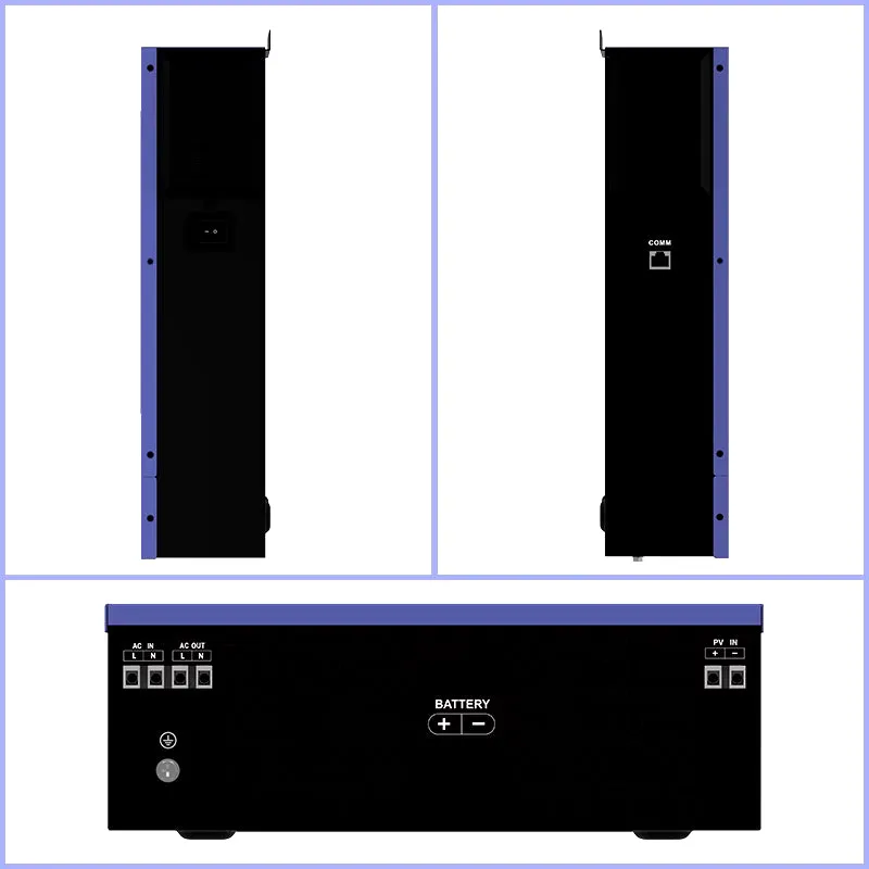 3KW 1.6KW Inverter Solar Hybrid 24V 12V Pure Sine Wave off Grid Inverter MPPT 80A MAX PV 400Vdc