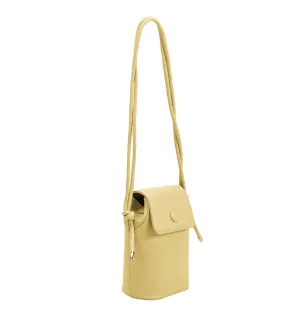 Abigail Yellow Recycled Vegan Crossbody Bag