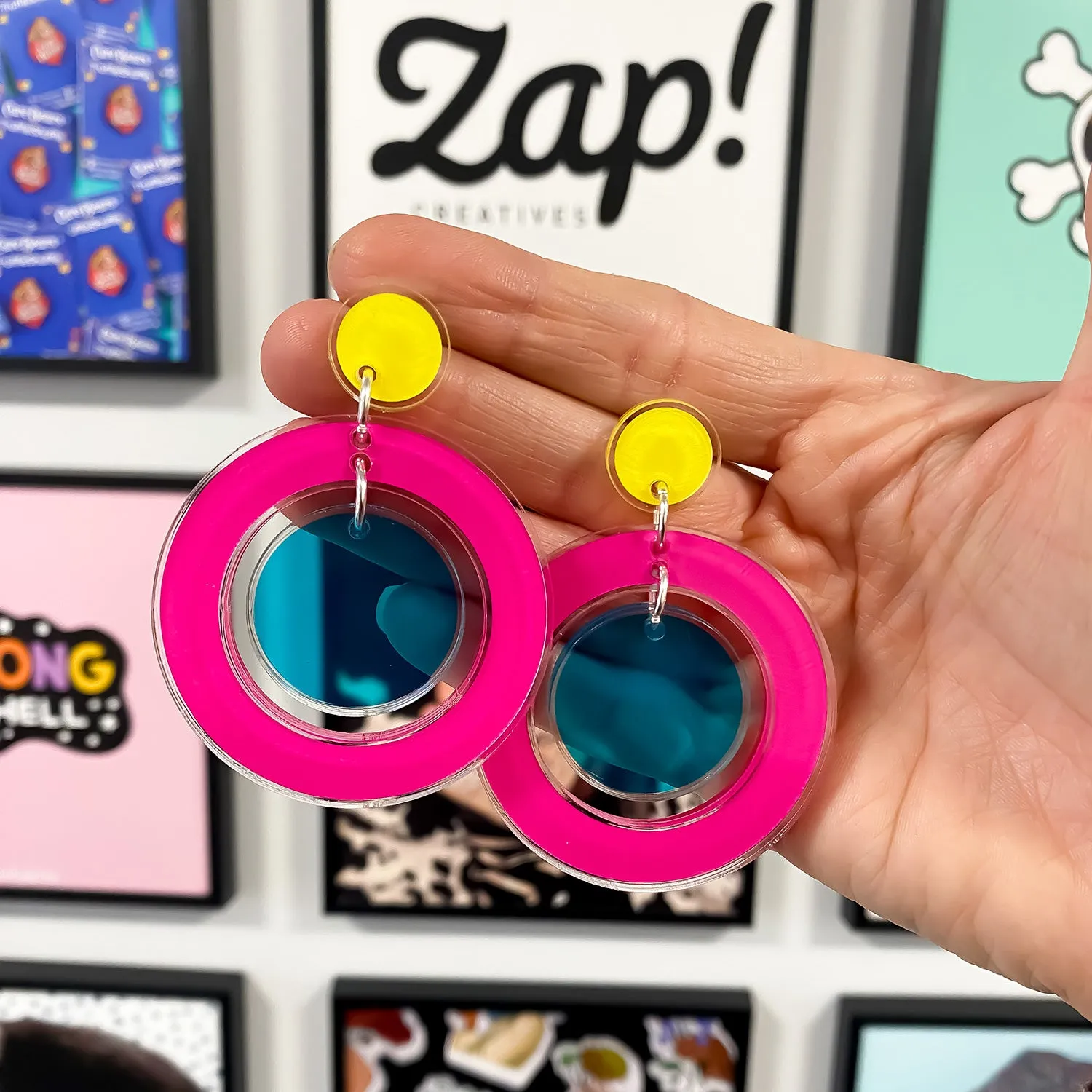 Acrylic Earring Charms - 20 Pairs