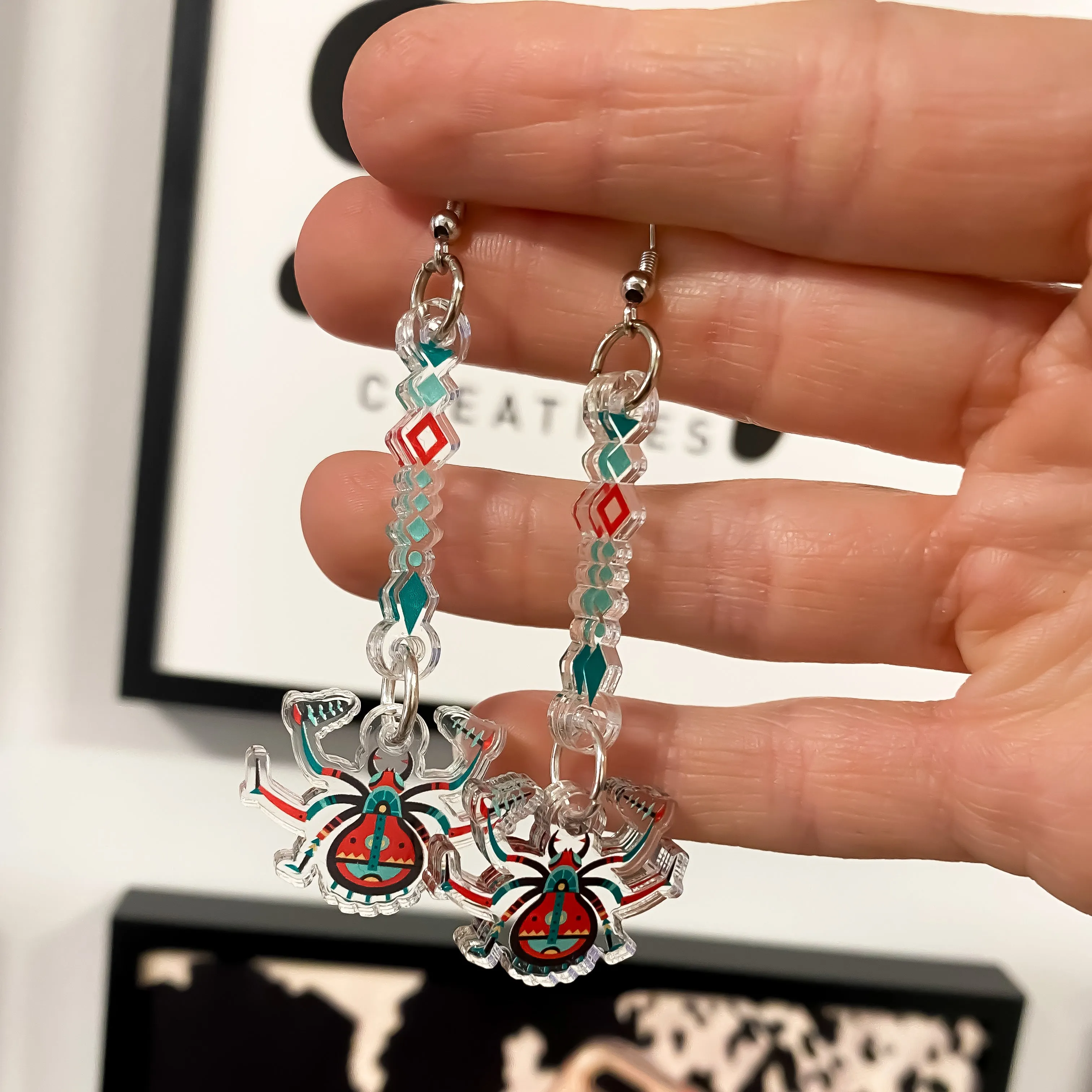Acrylic Earring Charms - 20 Pairs