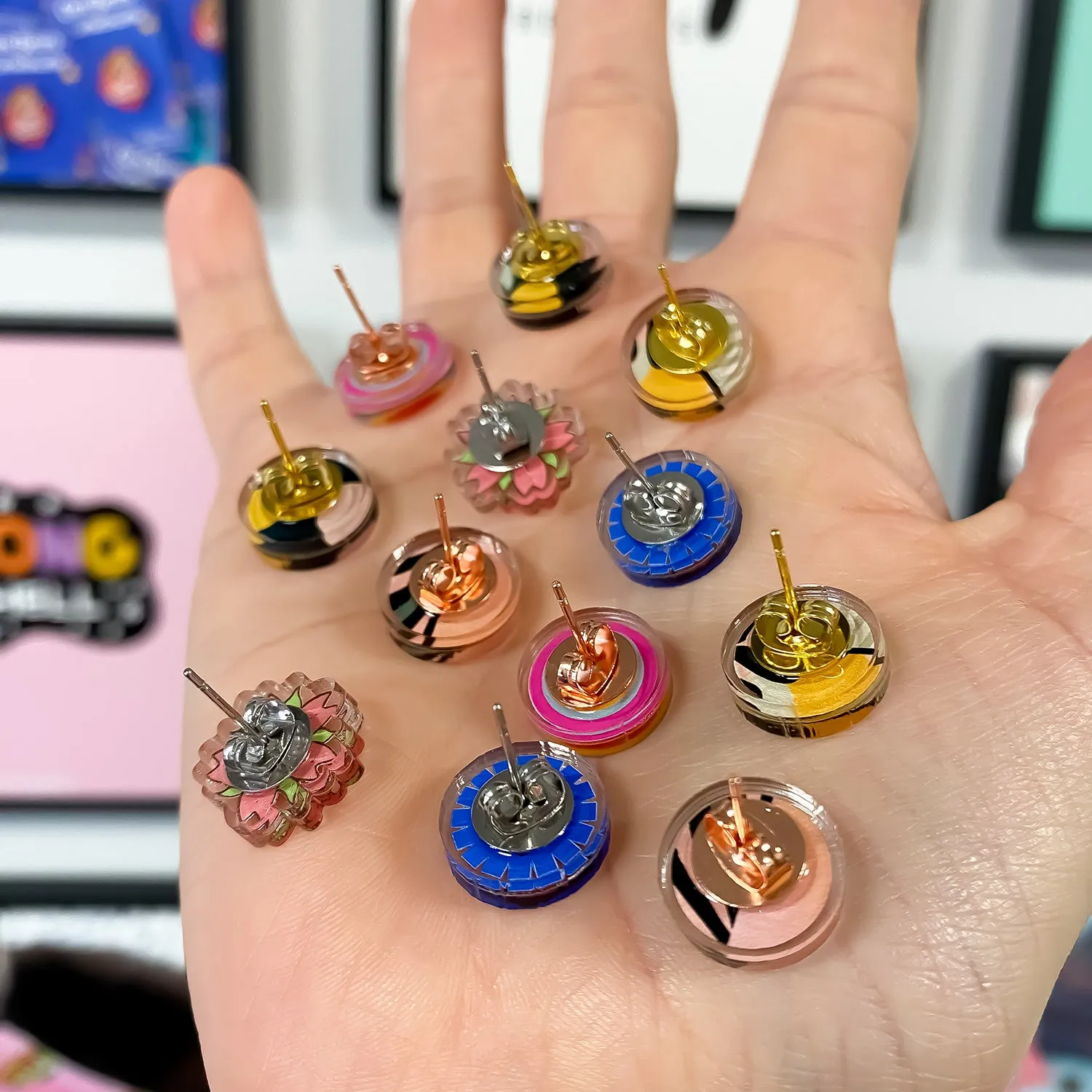 Acrylic Earring Charms - 20 Pairs