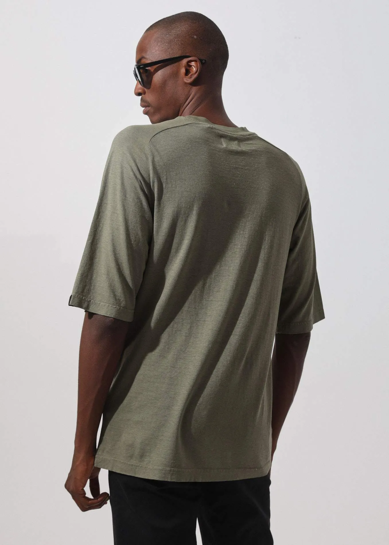 Afends Mens Rasta Olympics - Hemp Raglan Tee - Burnt Olive