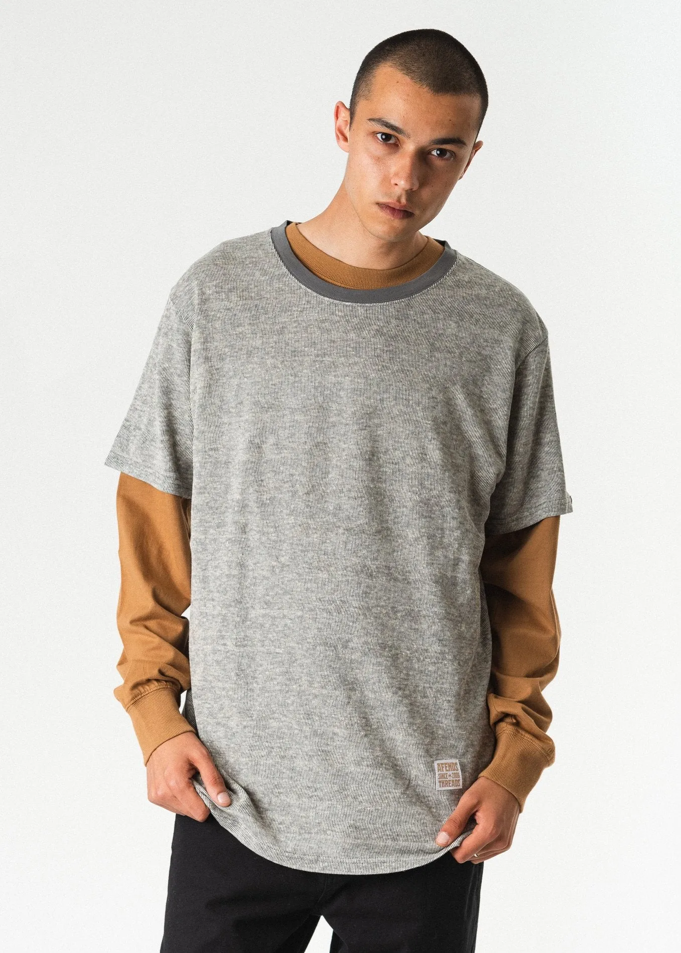 Afends Mens Warp Classic - Hemp Standard Fit Tee