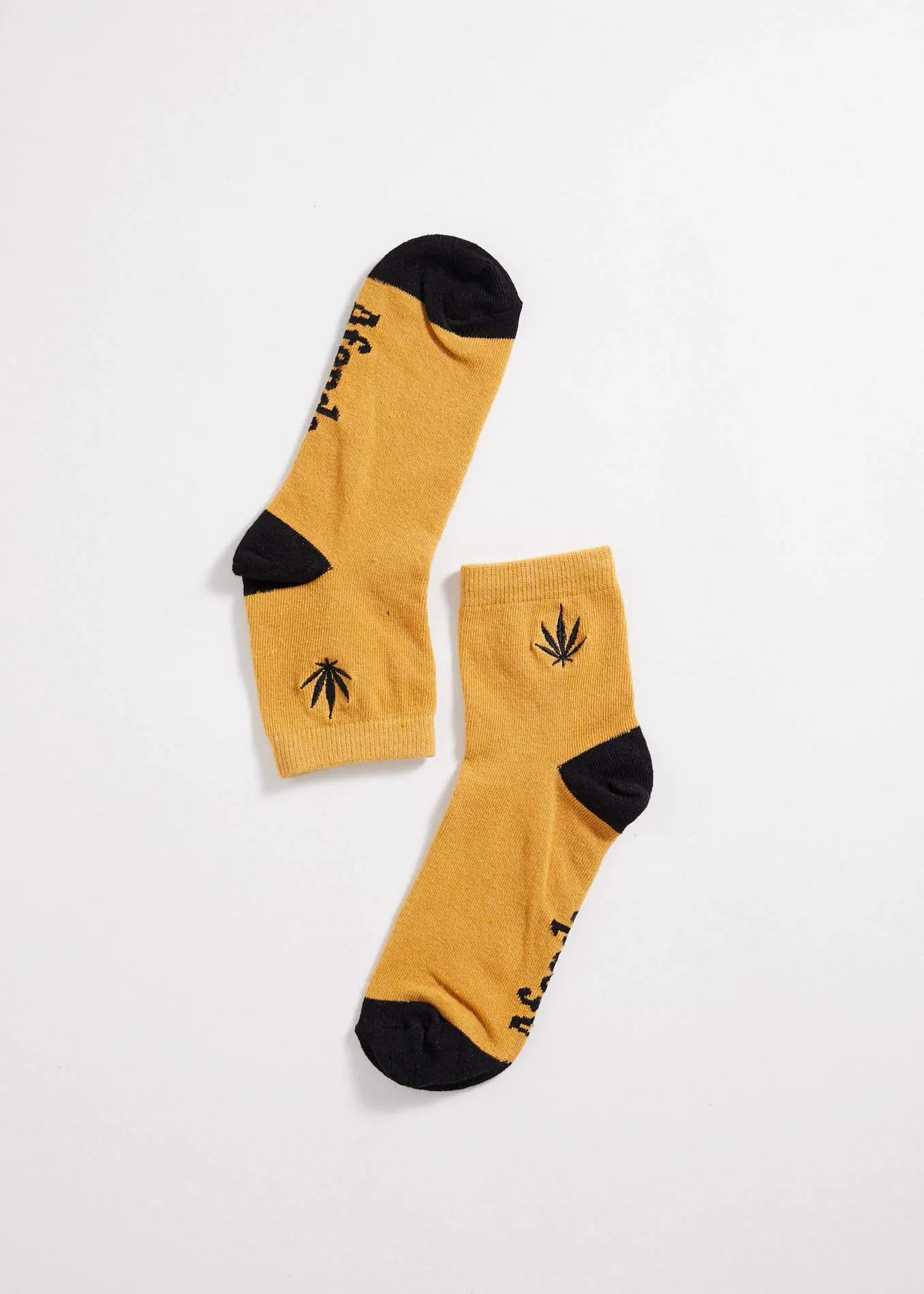 Afends Womens Happy Hemp - Womens Socks One Pack - Oak