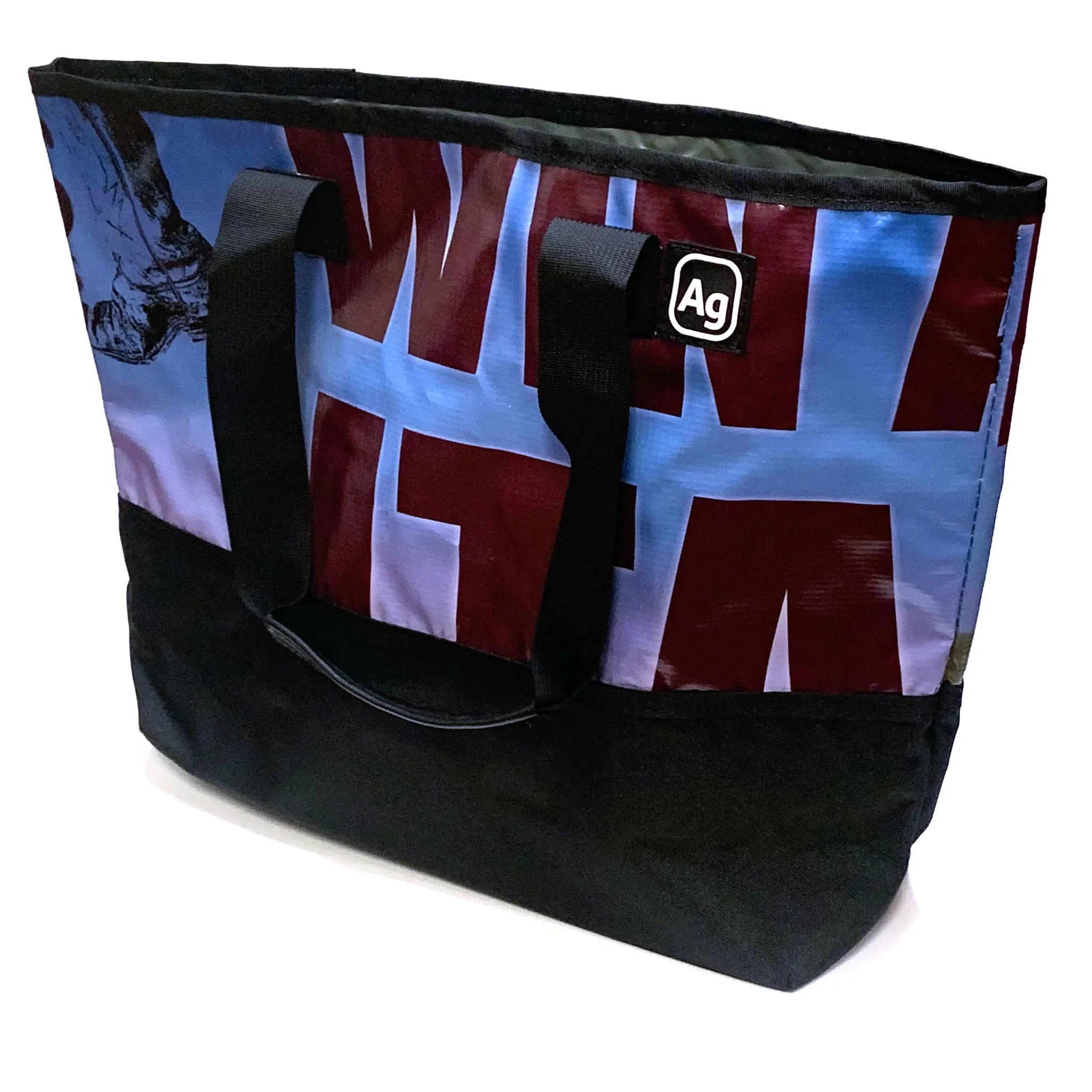 Alchemy Goods Tote Bag, made of recycled vinyl billboards