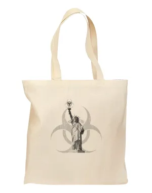 Biohazard Statue of Liberty Grocery Tote Bag