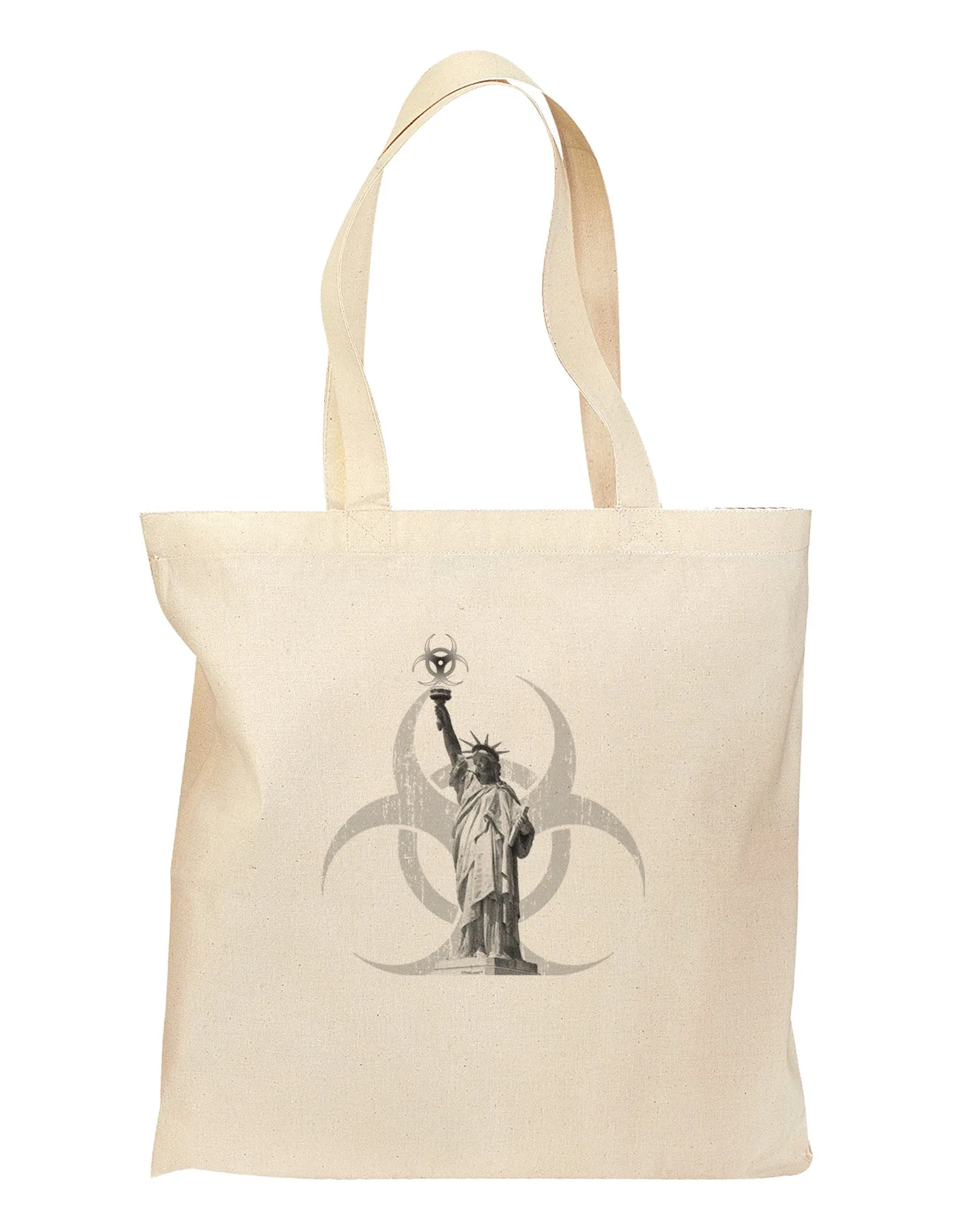 Biohazard Statue of Liberty Grocery Tote Bag