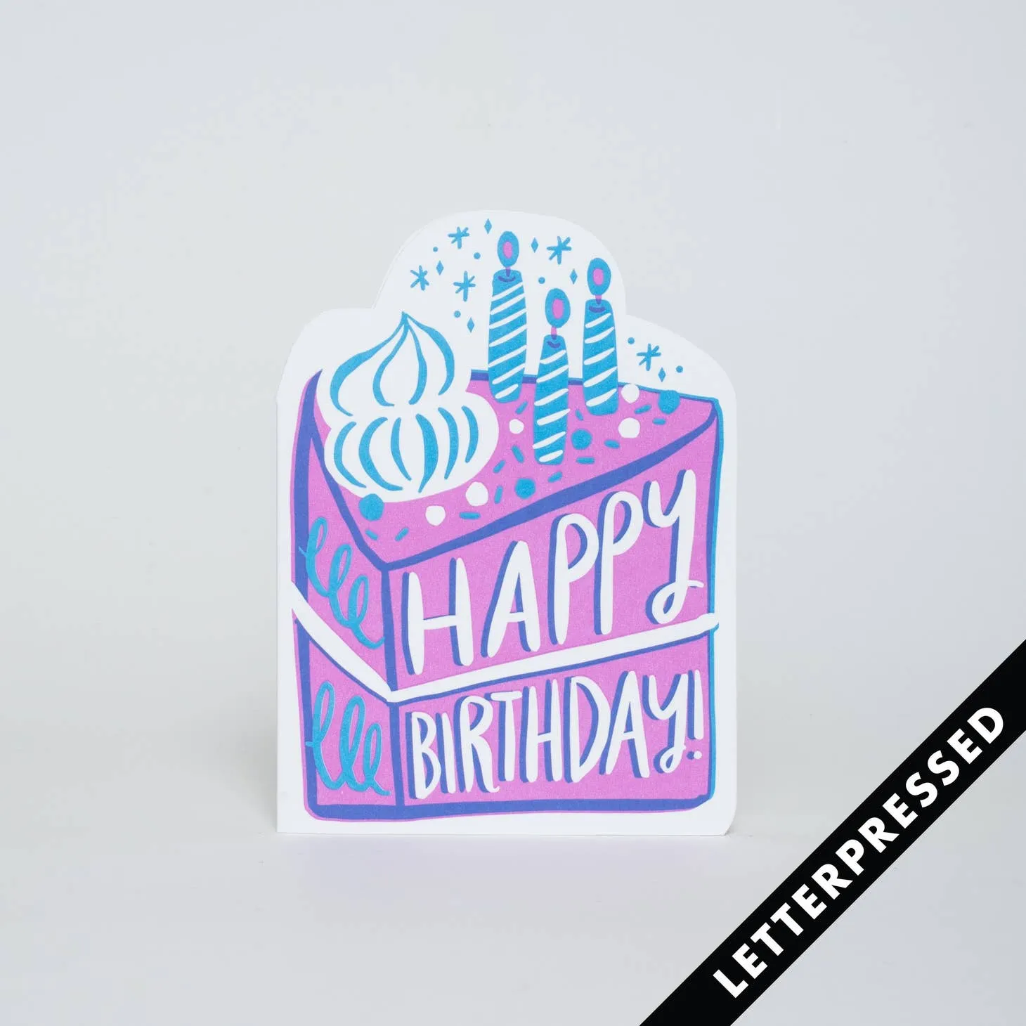 Birthday Cake Card by Egg Press