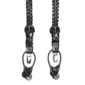 BLACK WOVEN BRACES