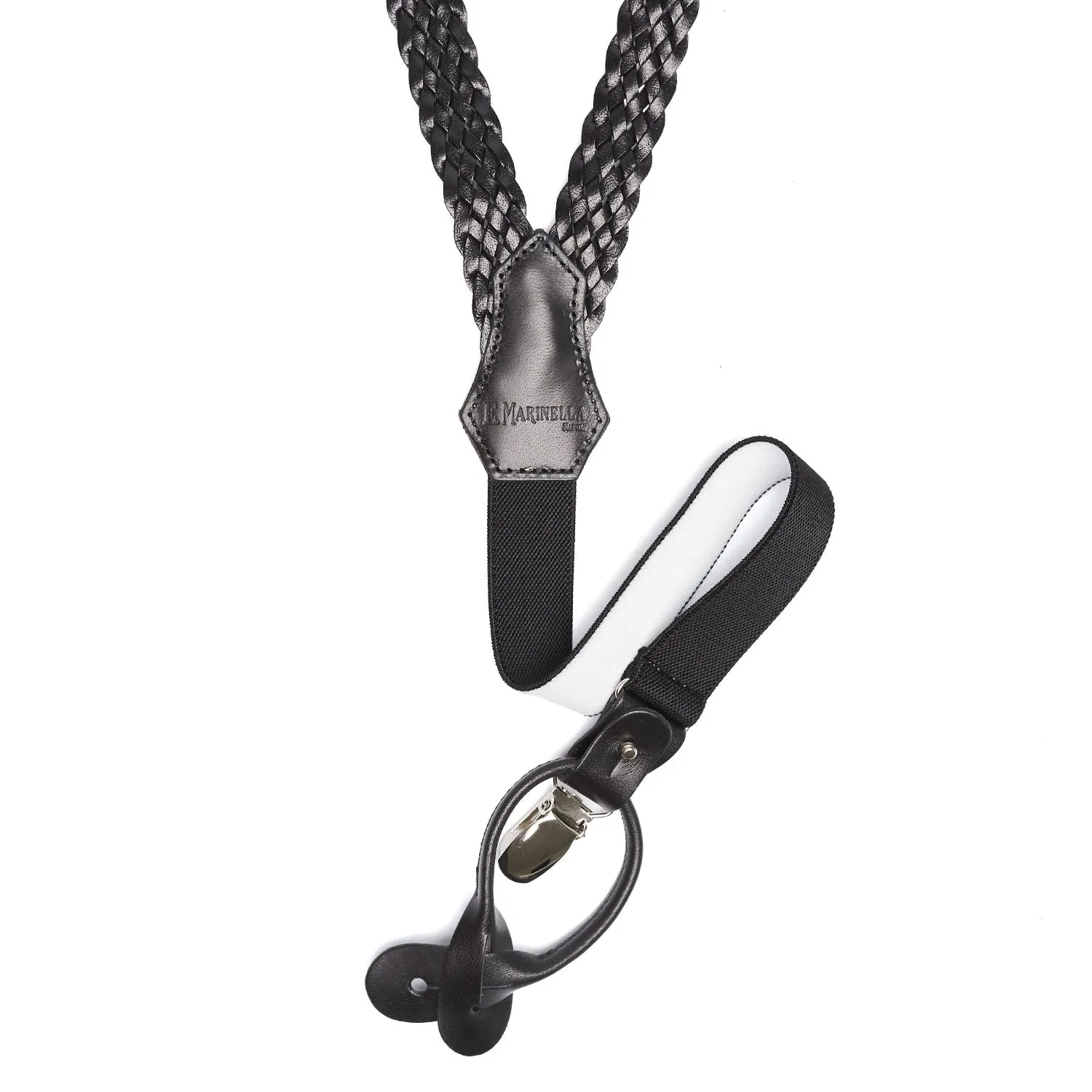 BLACK WOVEN BRACES