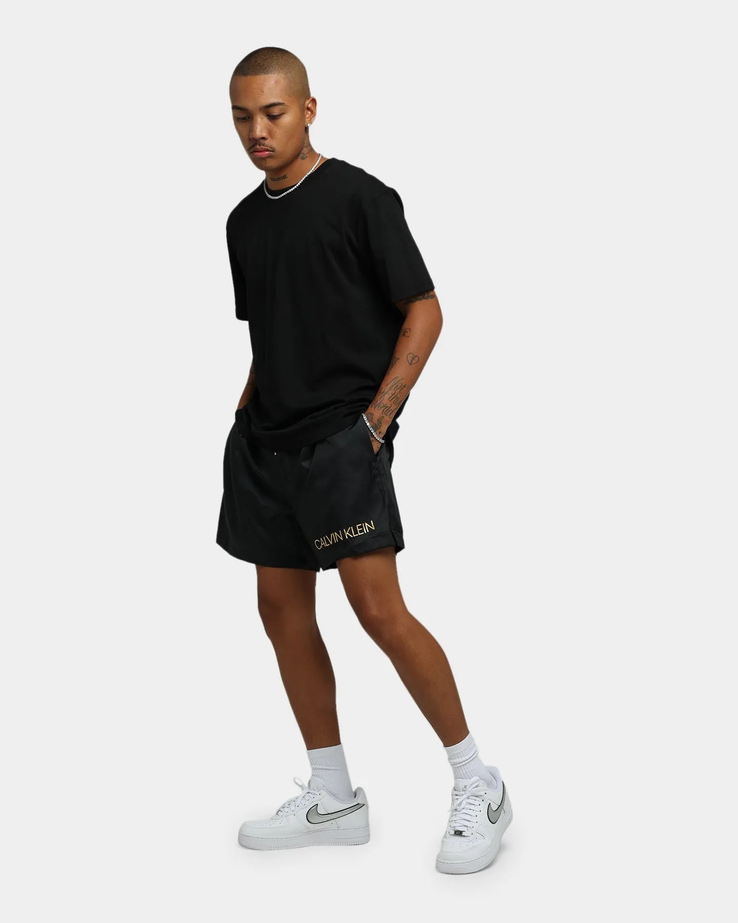 Calvin Klein Core Festive Swim Shorts Black