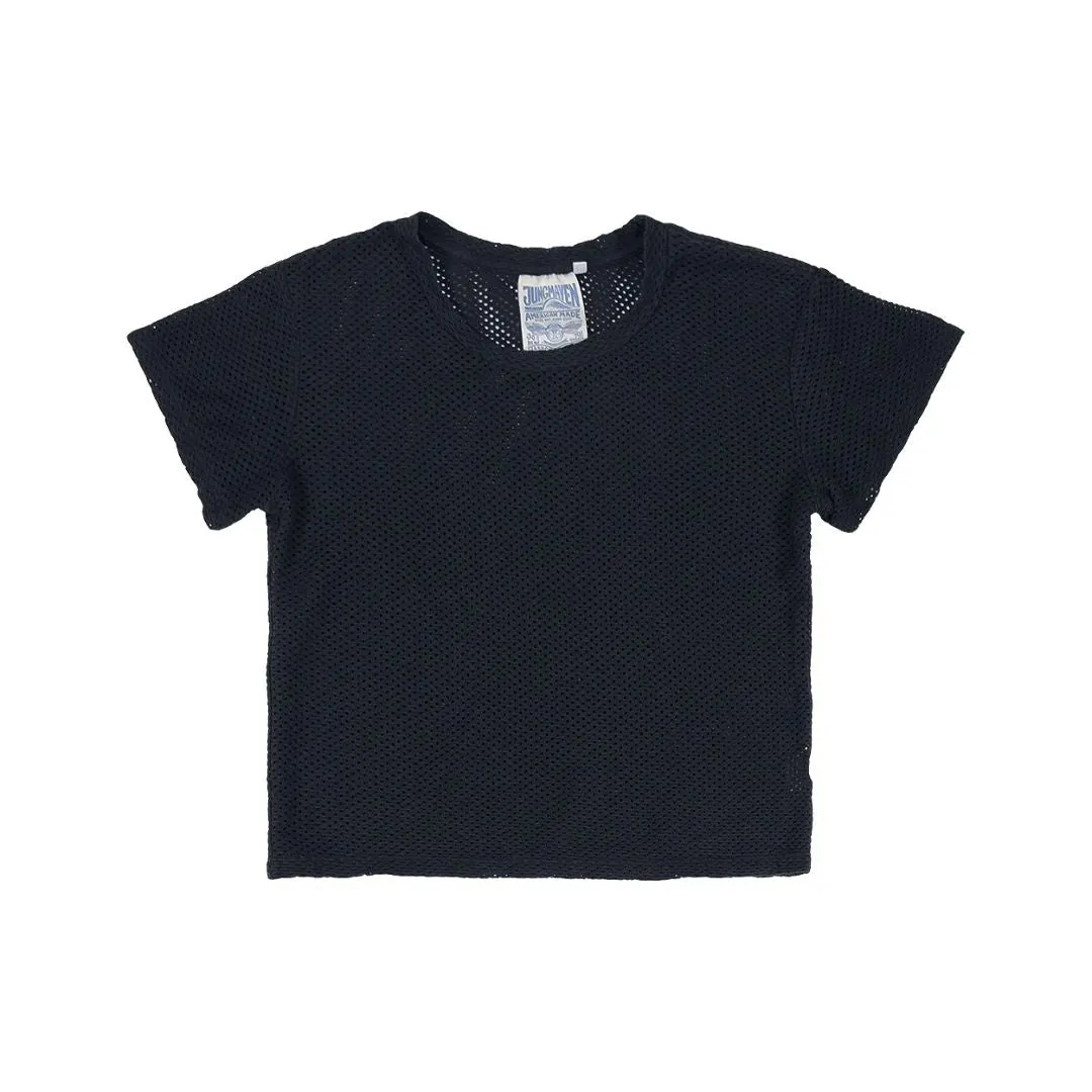 Carmen Mesh Tee (Black)