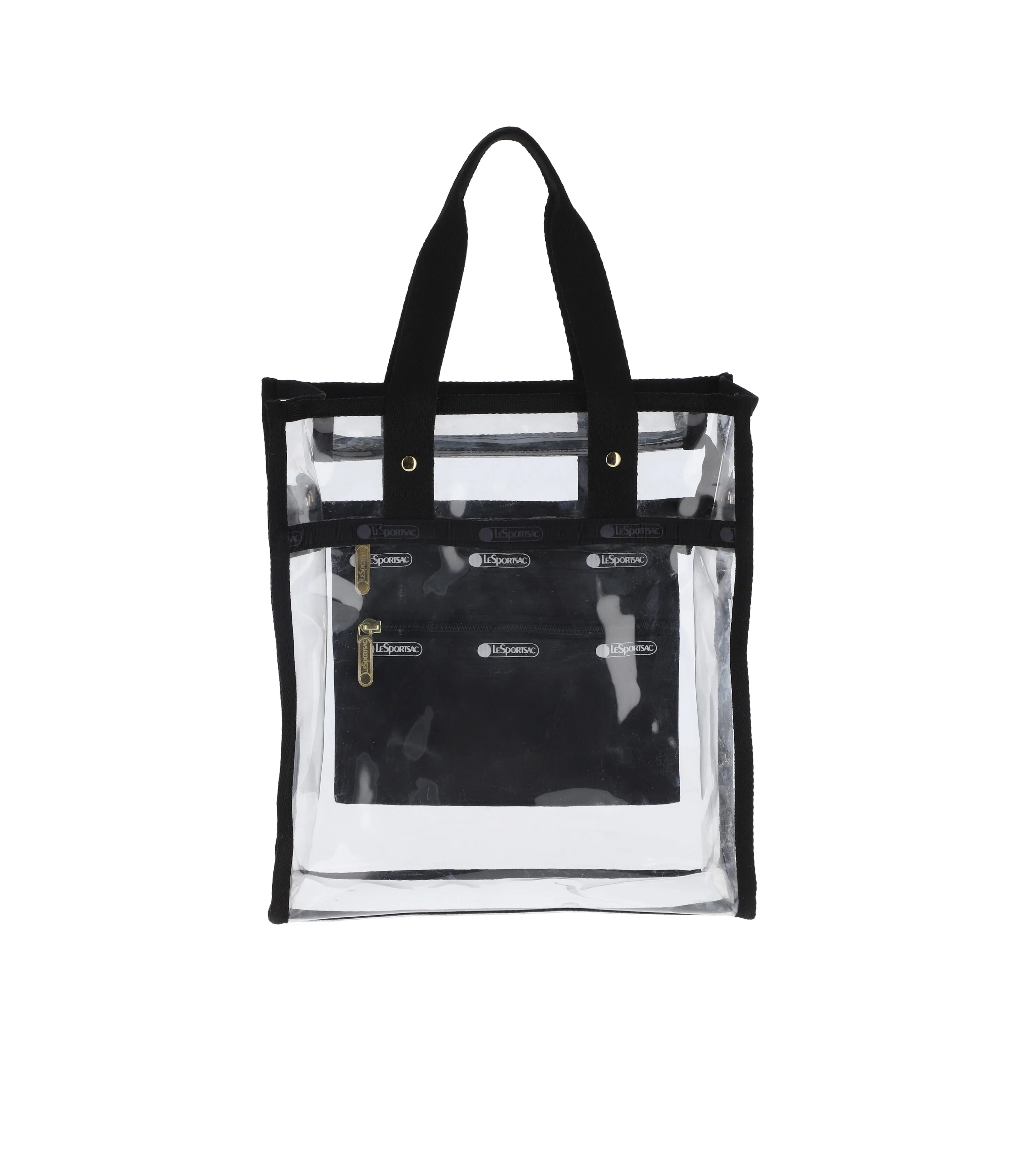 Clear Small North/South Tote