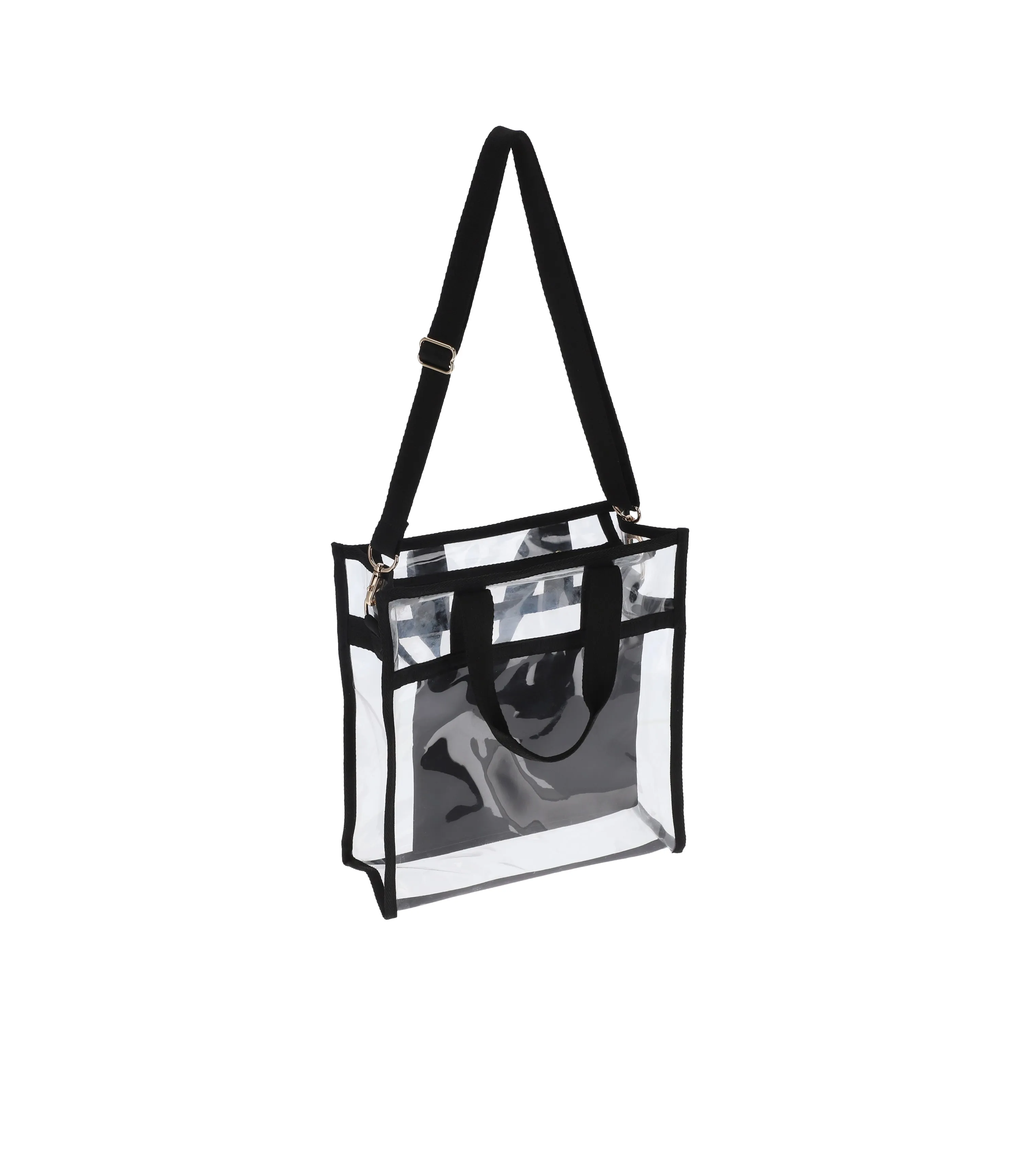 Clear Small North/South Tote