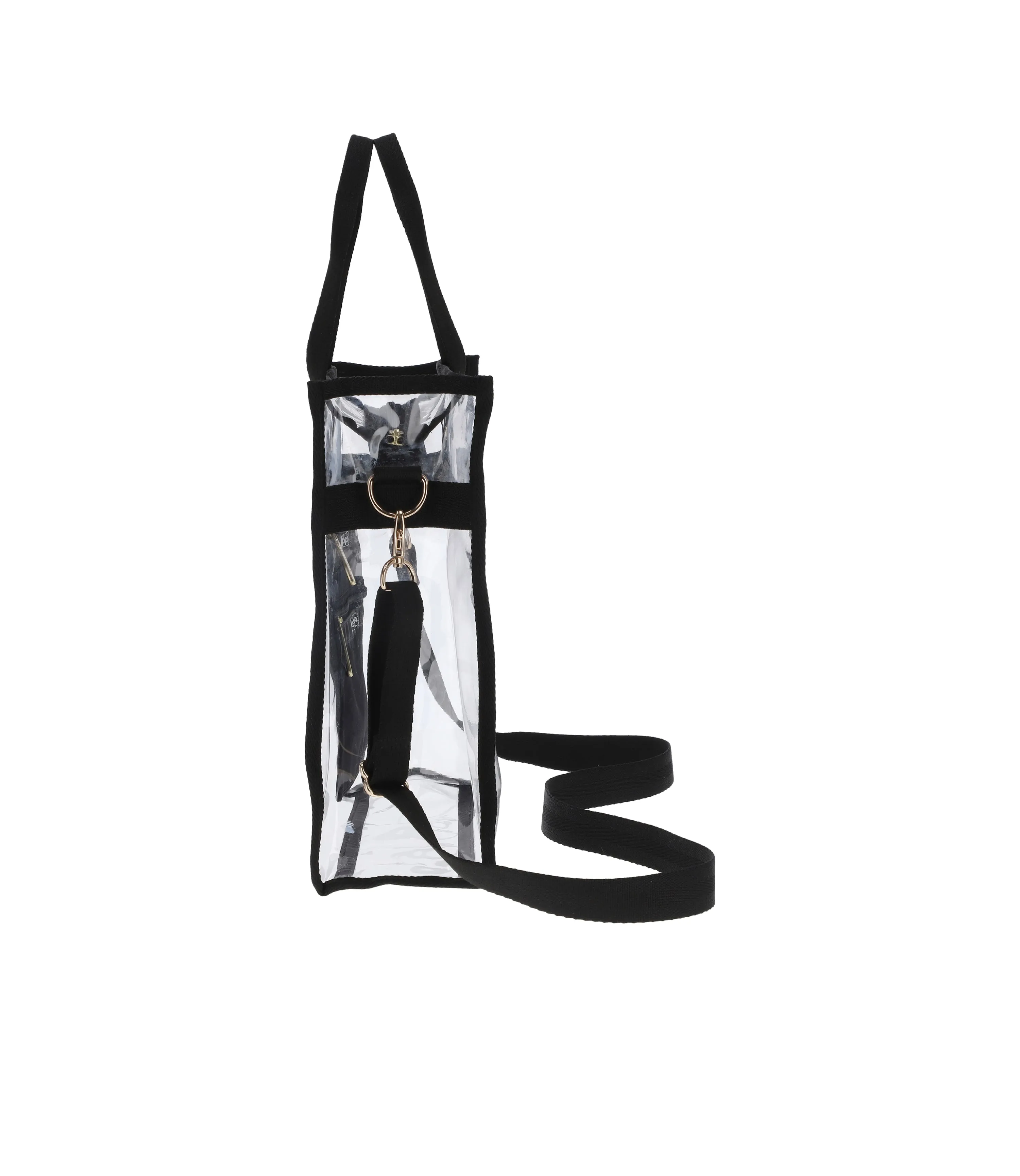 Clear Small North/South Tote