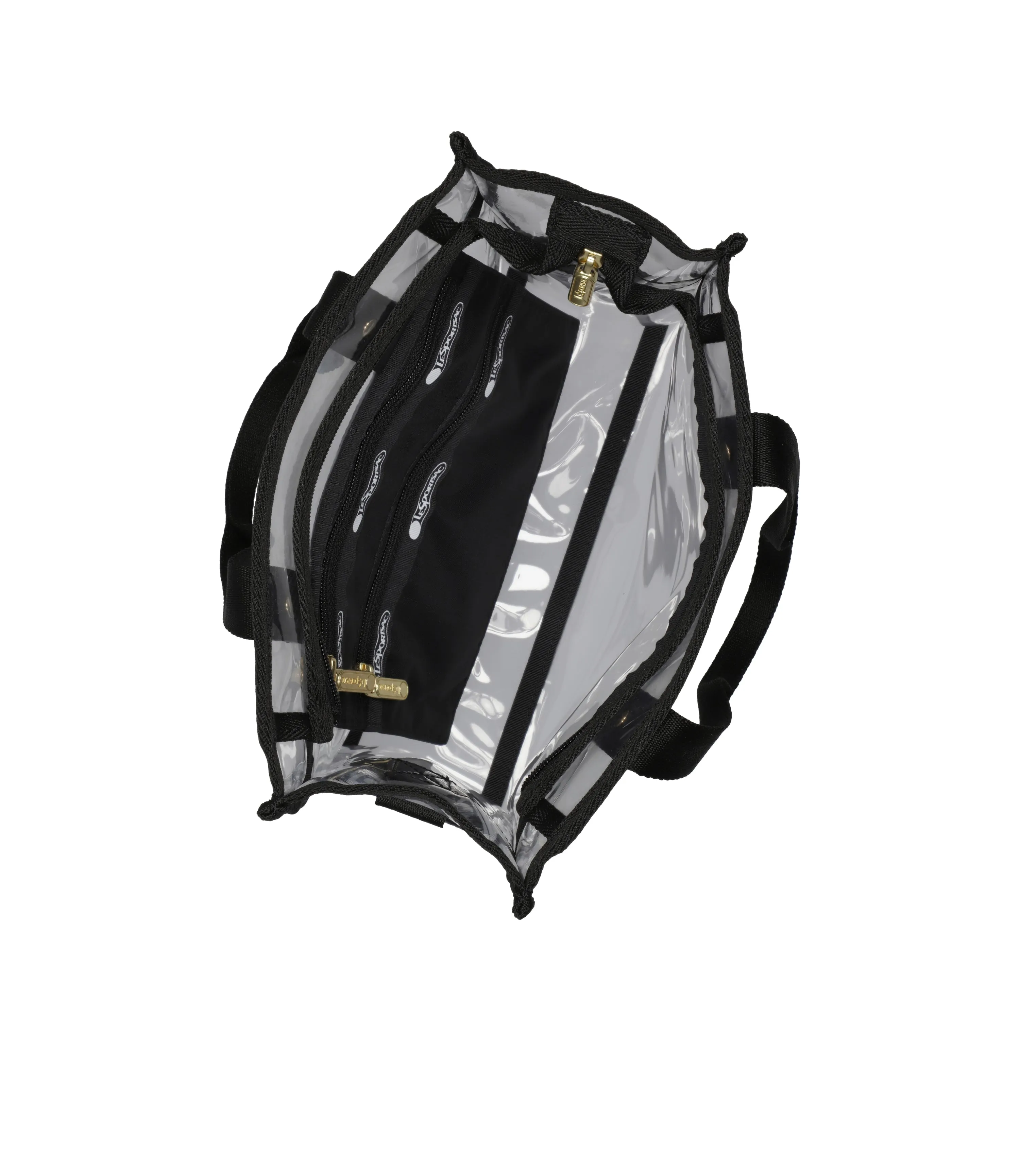 Clear Small North/South Tote