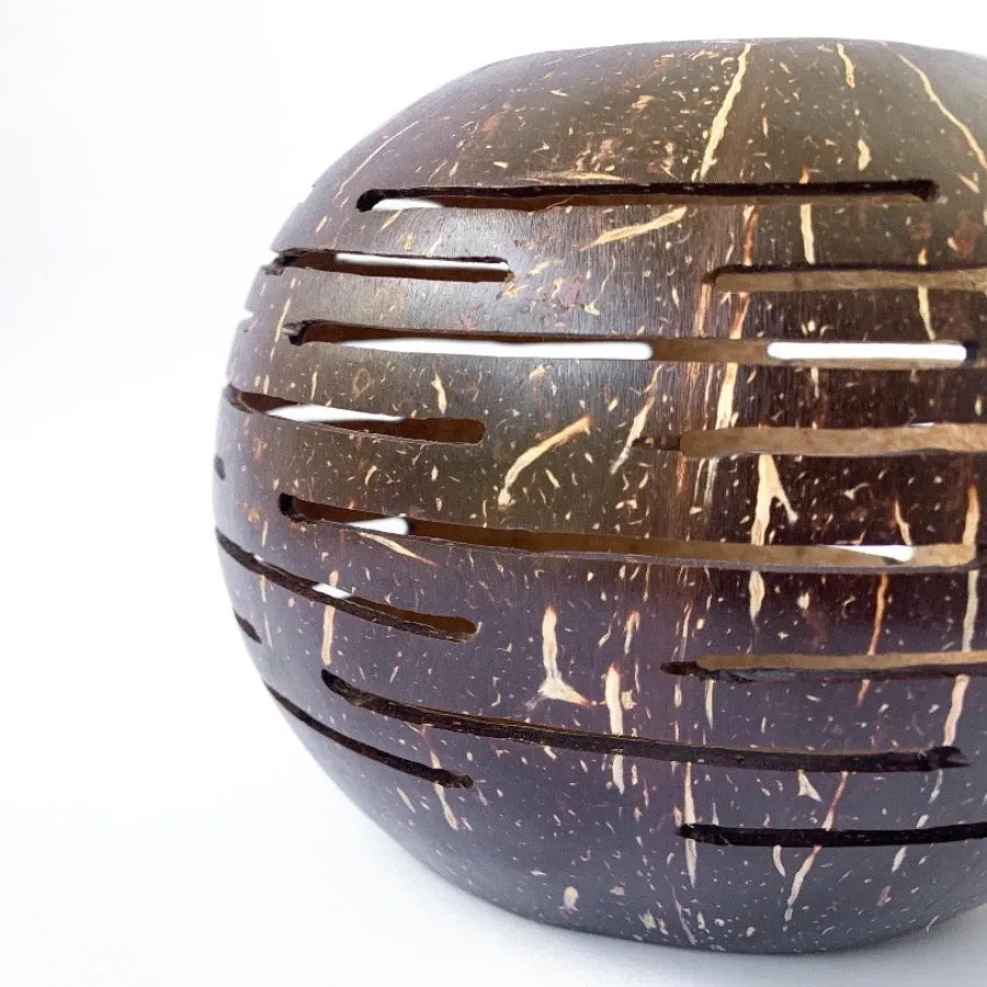 Coconut Candle Cover - Sunrise | Eco-friendly Home Decor