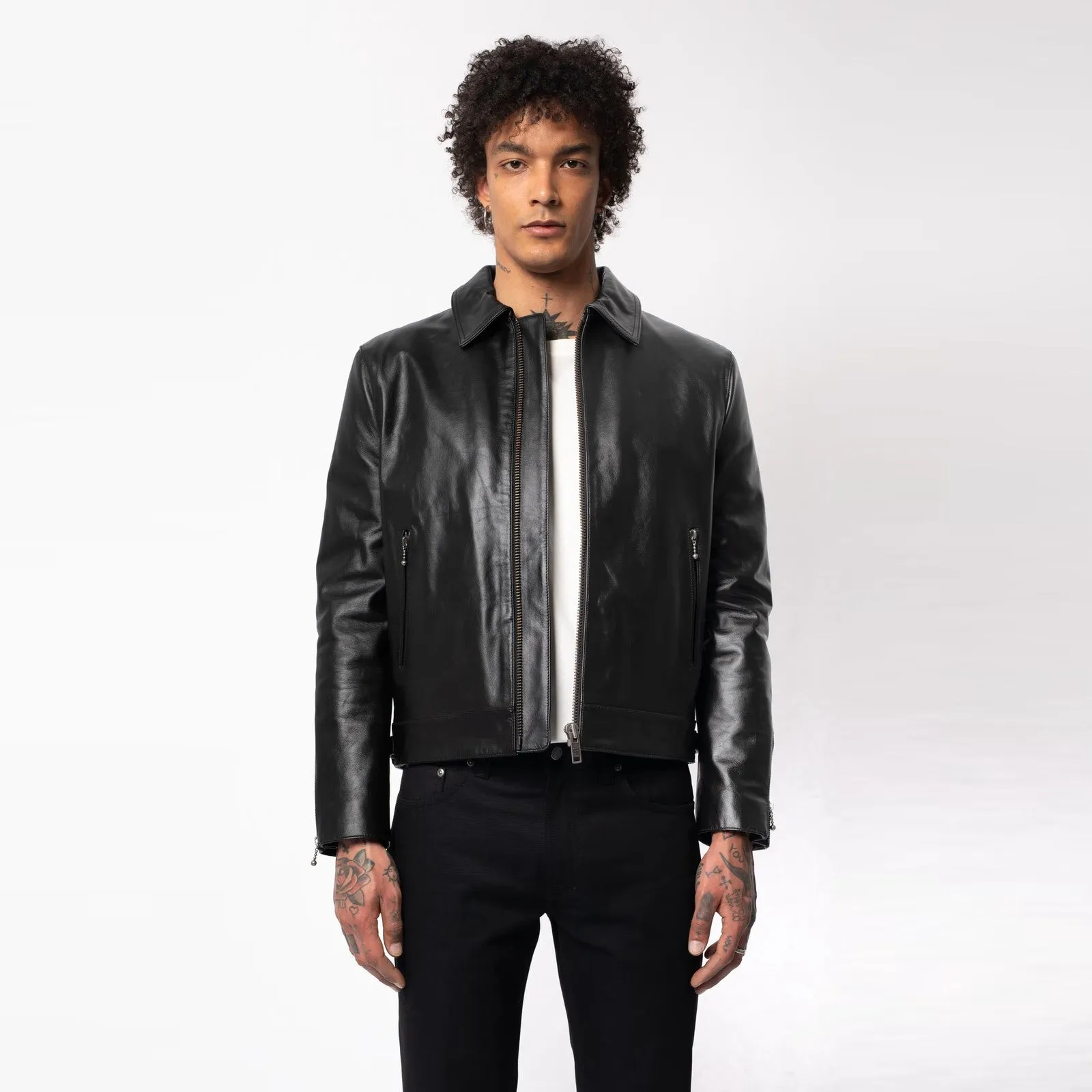 Eddy Leather Jacket (Black)