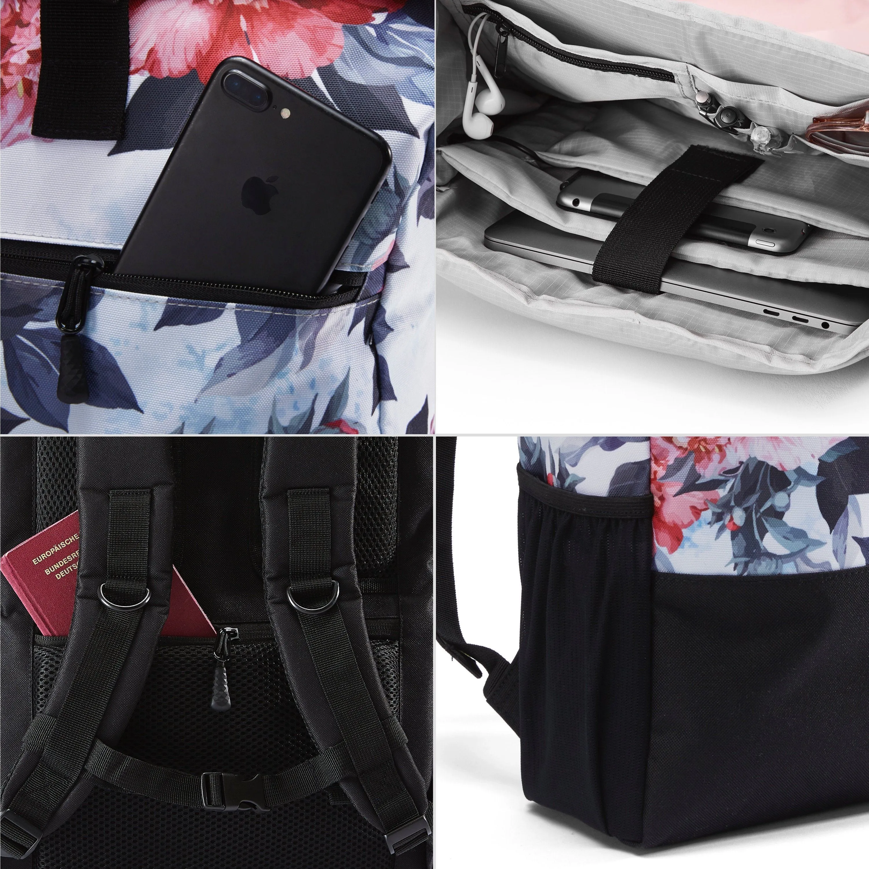 Ela Mo™ Rolltop Rucksack | Bloom!