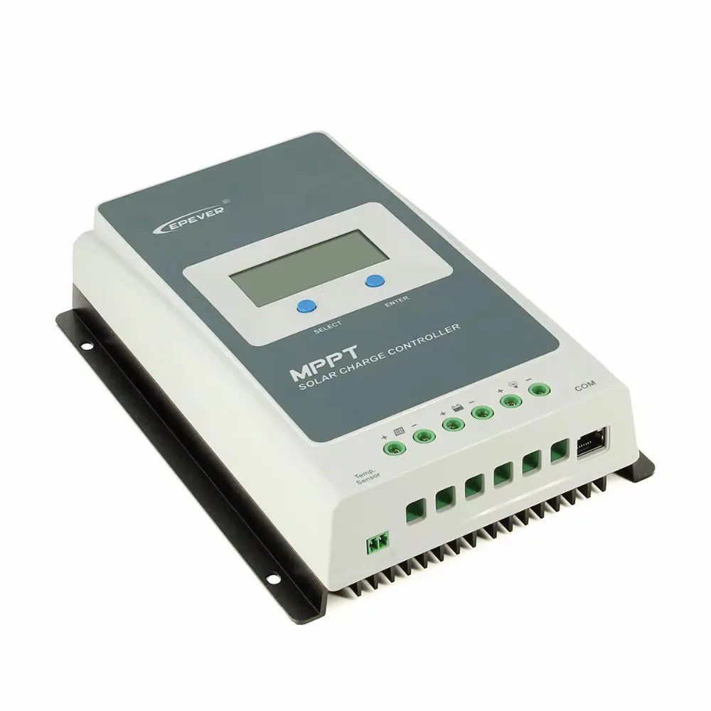 Epever MPPT 40A 30A 20A 10A Solar Charge Controller 12V 24V Auto Solar Panels Regulator Solar Battery Charger Tracer Series
