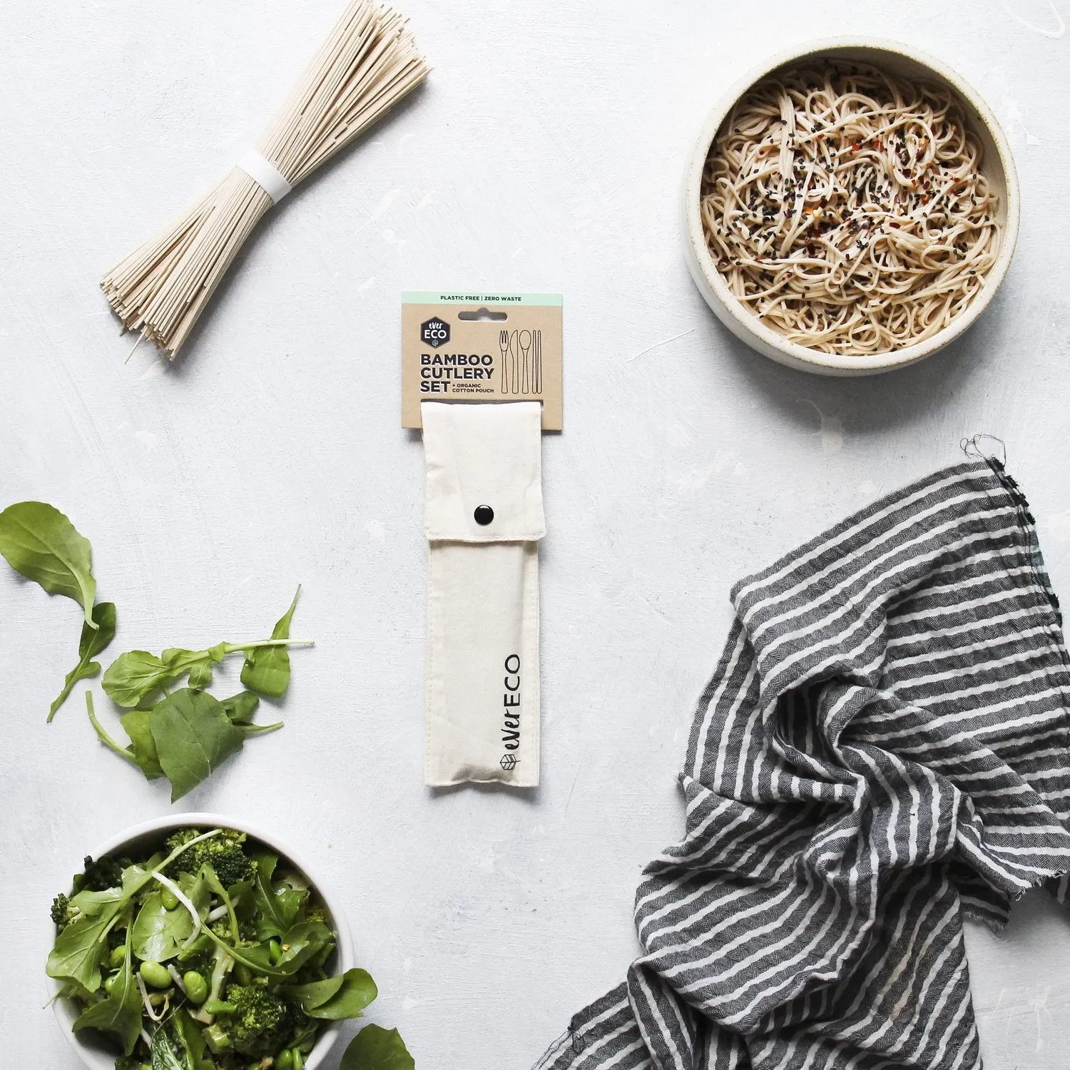 Ever Eco Bamboo Cutlery Set with Chopsticks*