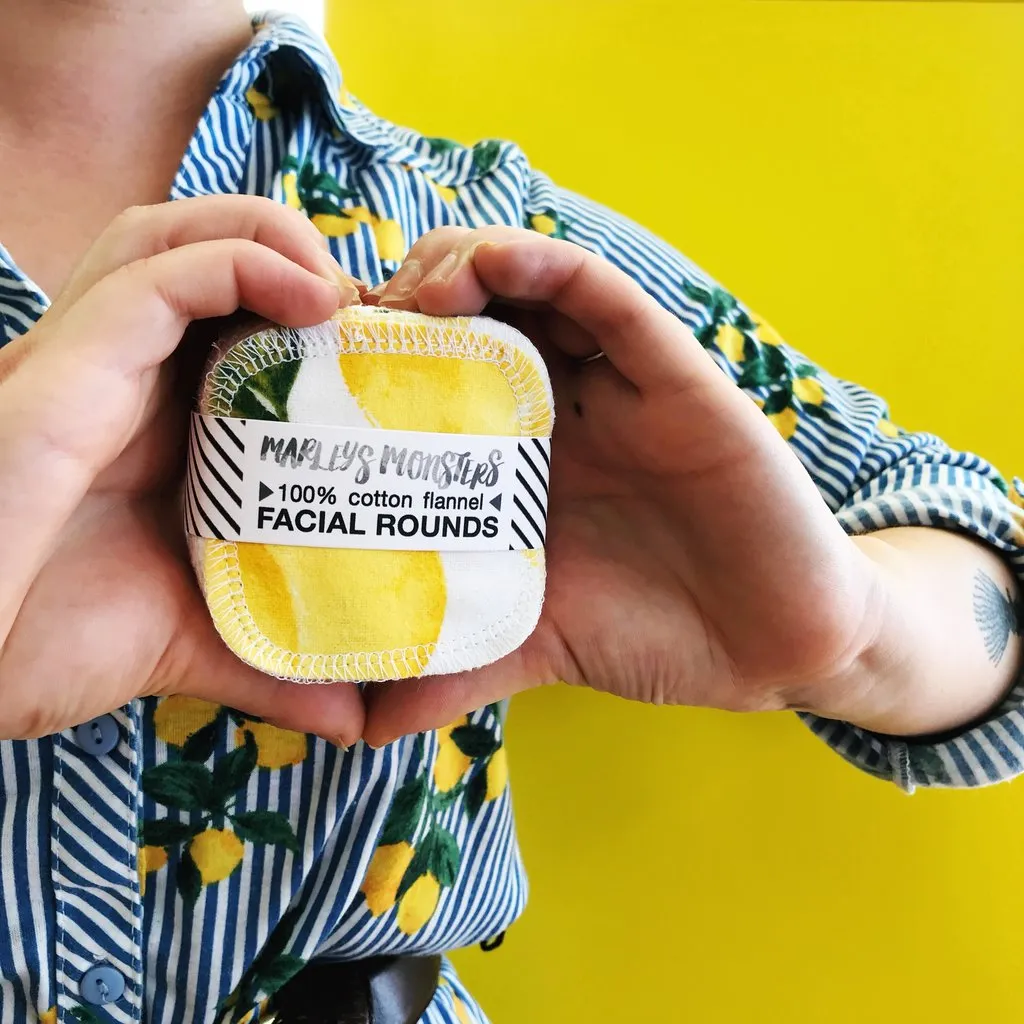 Facial Rounds - Vintage Lemons