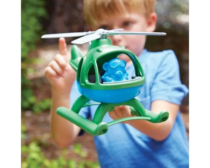 Green Toys Helicopter Green