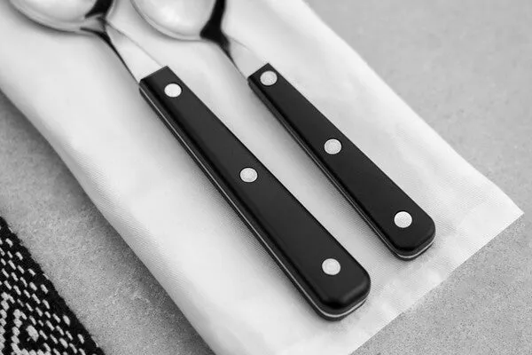 Greenworks Recycled ABS Steak Knives Black