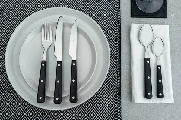 Greenworks Recycled ABS Steak Knives Black