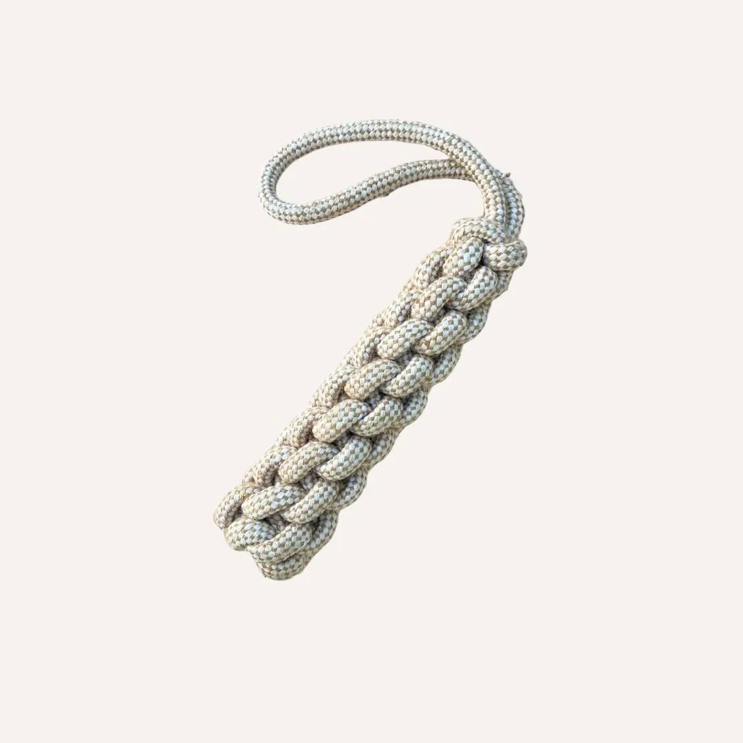 Indestructible & Sustainable Hemp Rope Dog Tug Toy