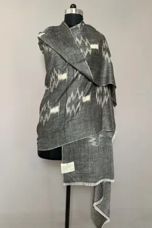 Kadeem Ikat Dyed Cashmere Shawl