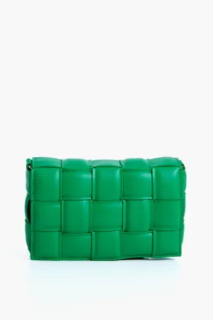 Kelly Green Holden Woven Bag