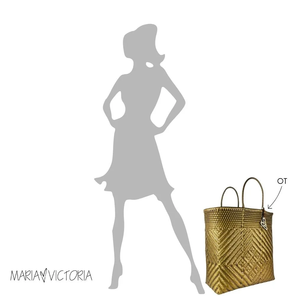 Maria Victoria | Aria Tote | Upcycled, Handwoven, Multicolor