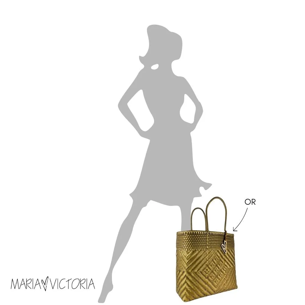 Maria Victoria | Aria Tote | Upcycled, Handwoven, Multicolor