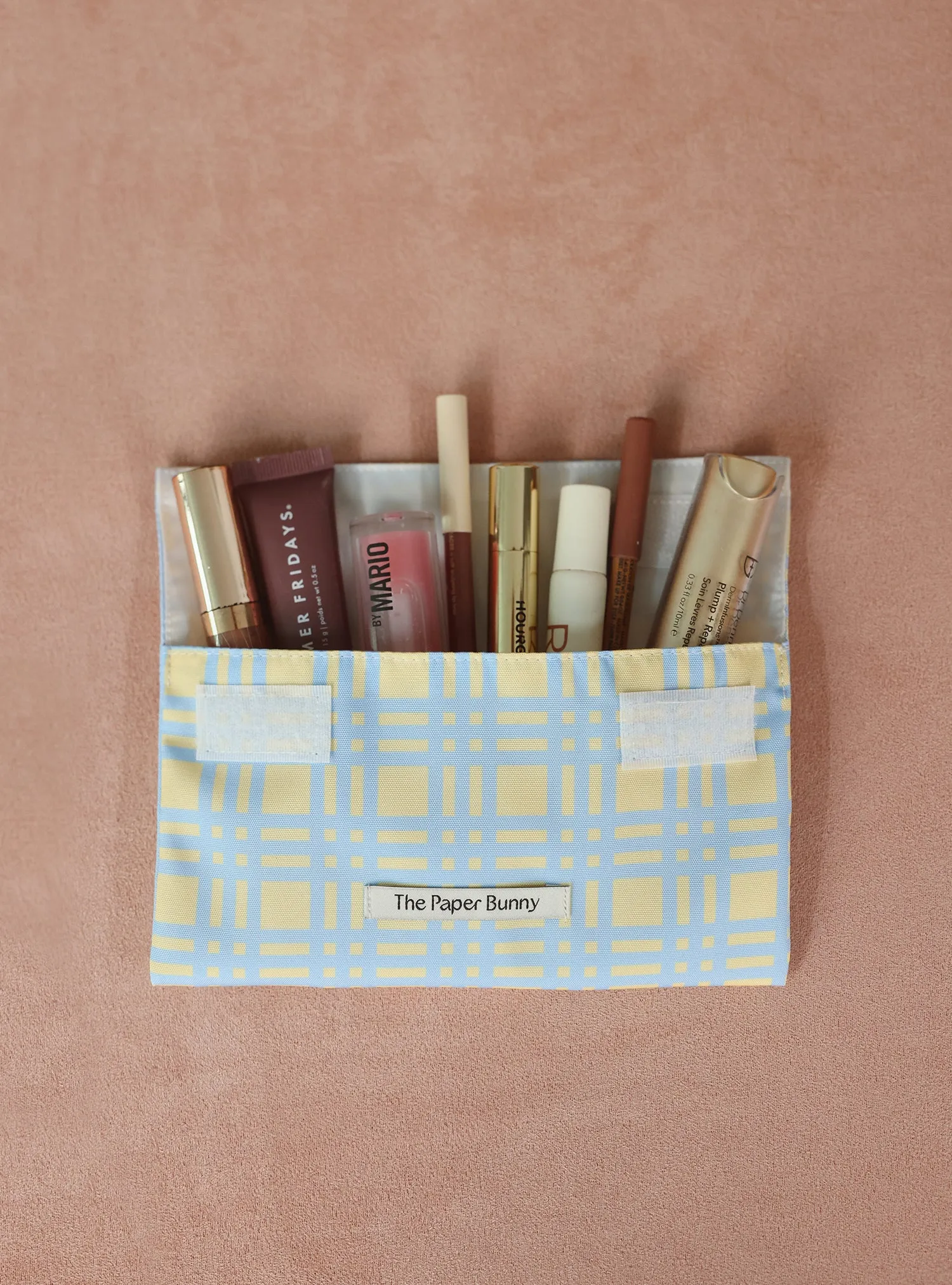 Mini Pocket Pouch (Checkered Beach)