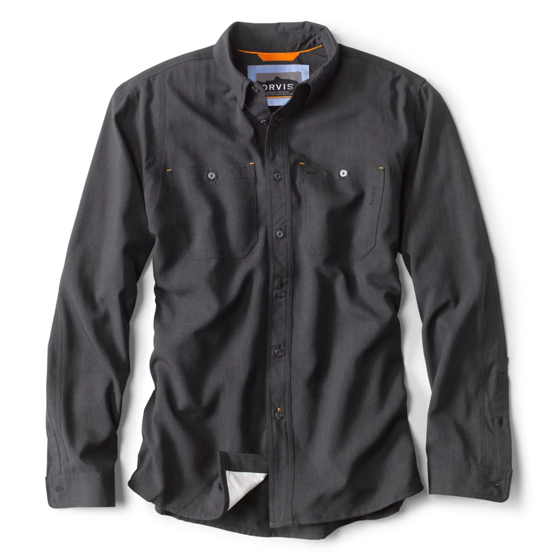 ORVIS TECH CHAMBRAY LS WORK SHIRT