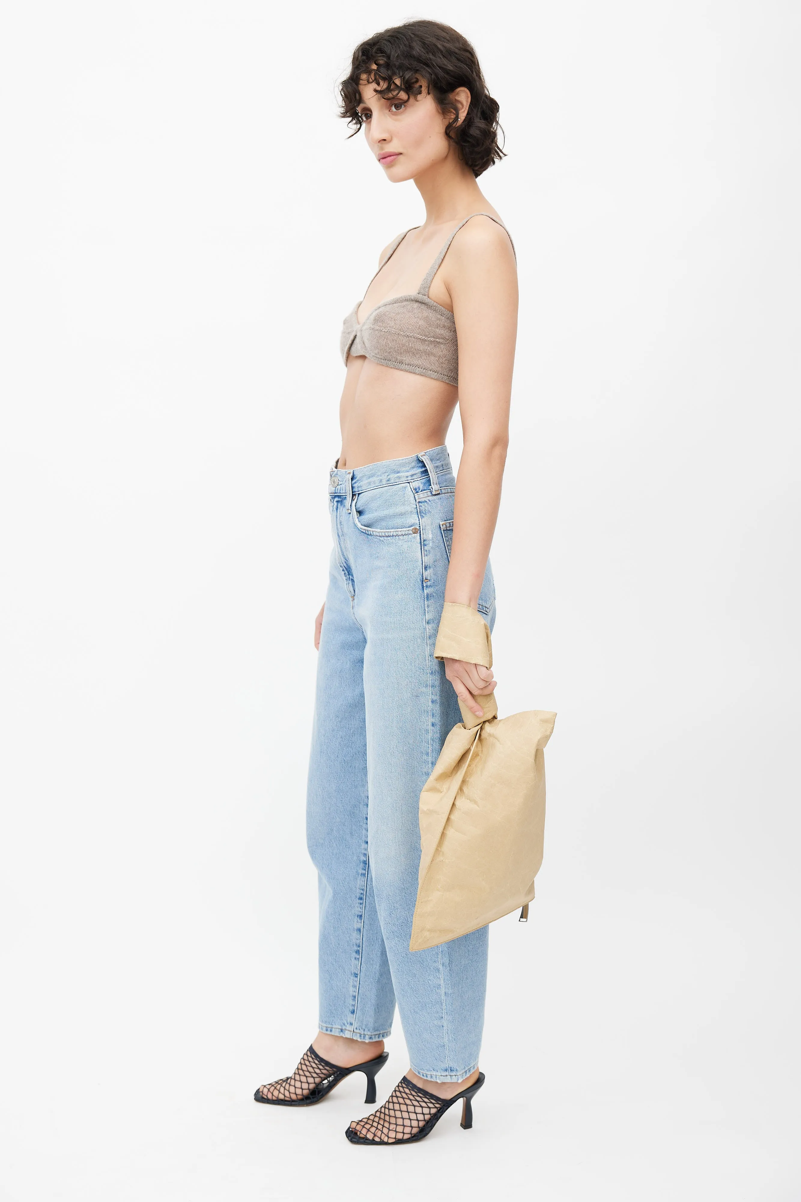 Pre-Fall 2020 Brown BV Twist Bag