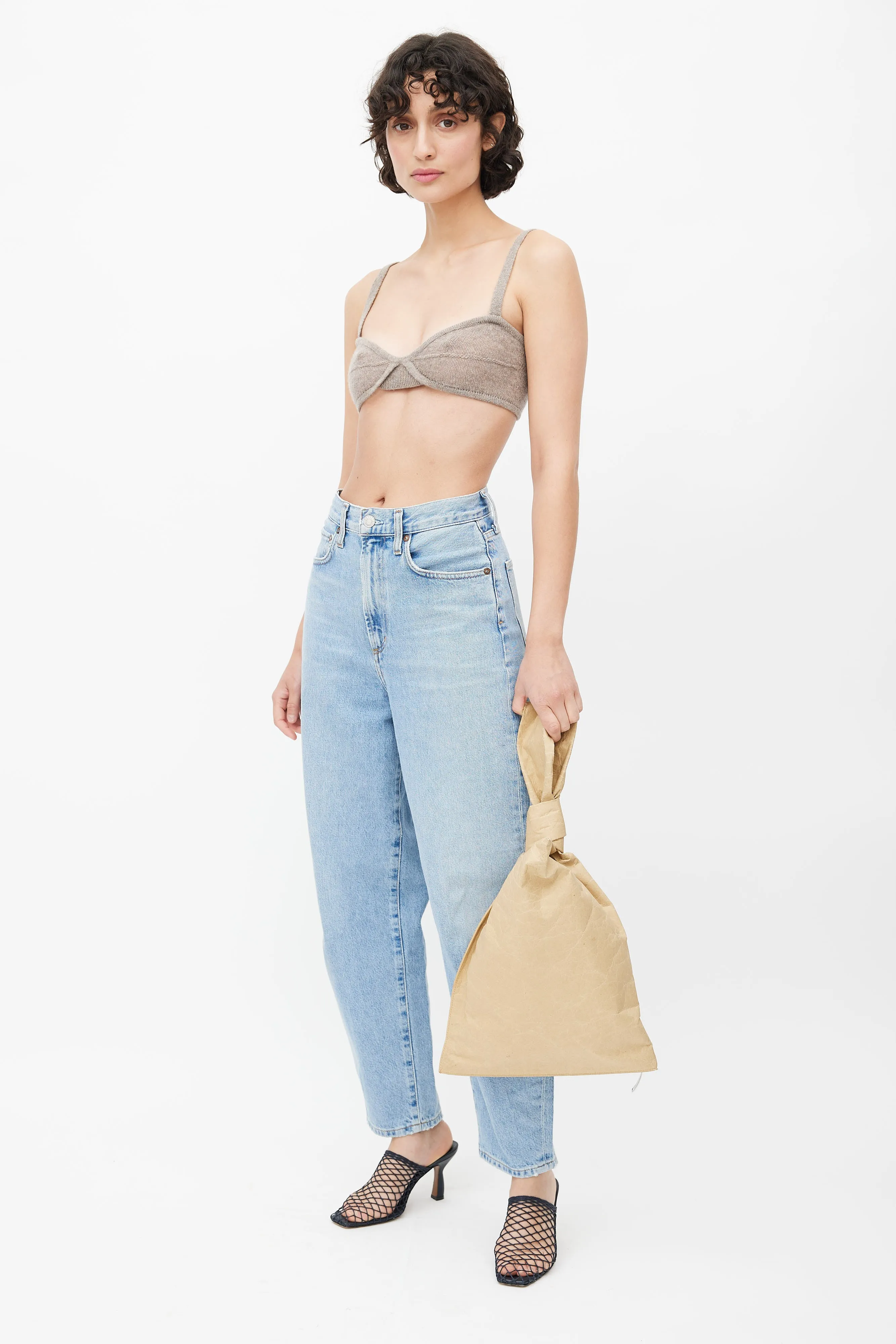 Pre-Fall 2020 Brown BV Twist Bag