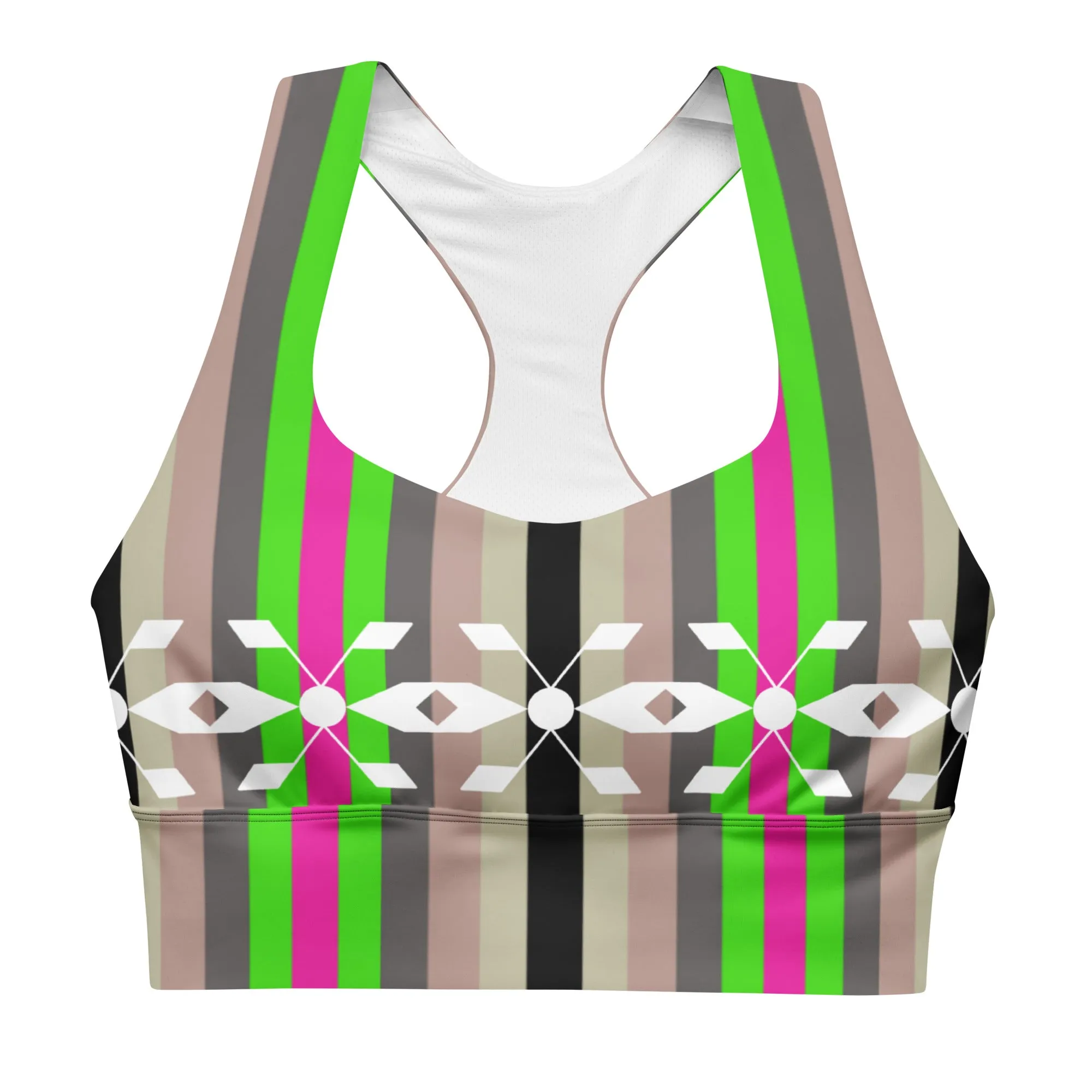 Recycled Longline Sports Bra