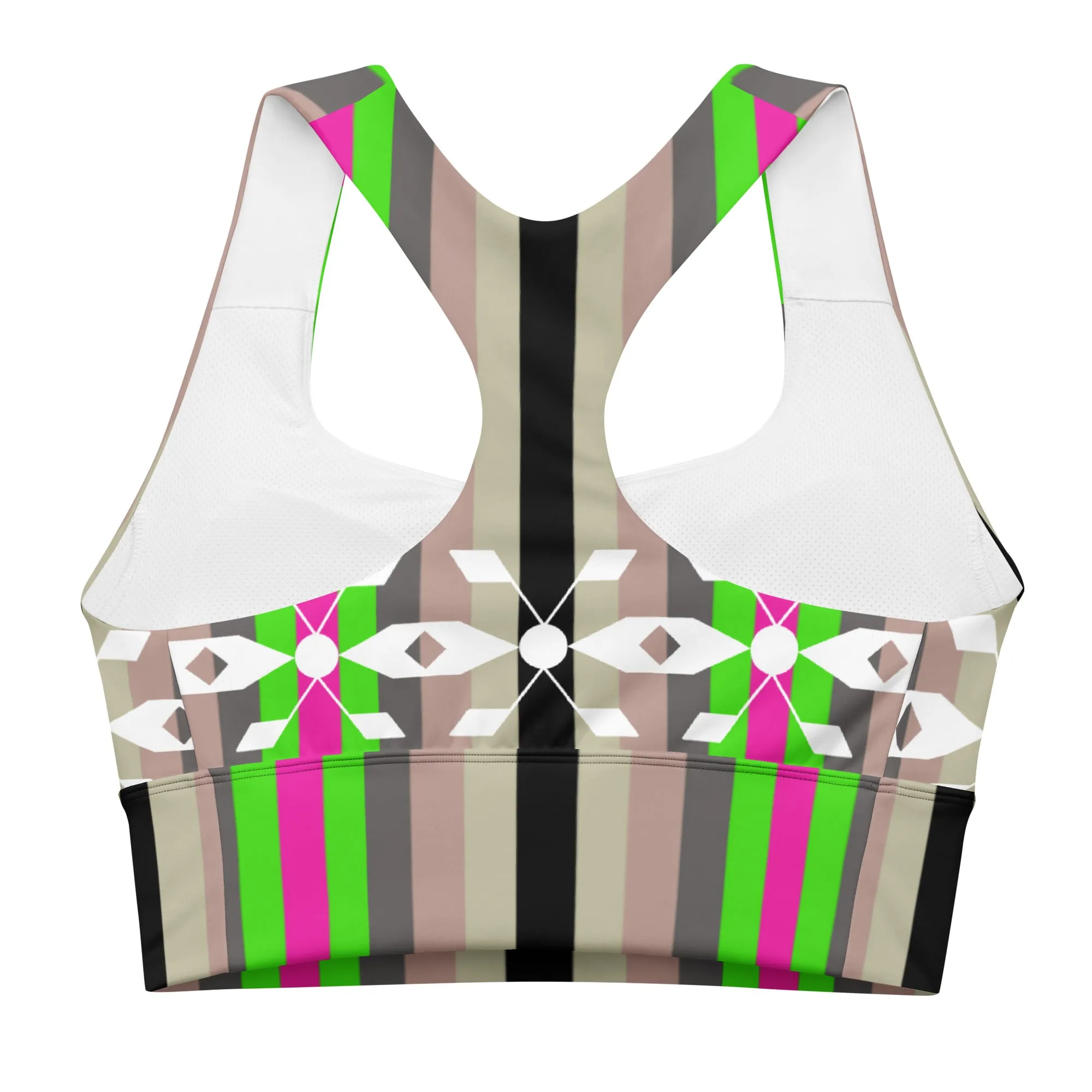 Recycled Longline Sports Bra