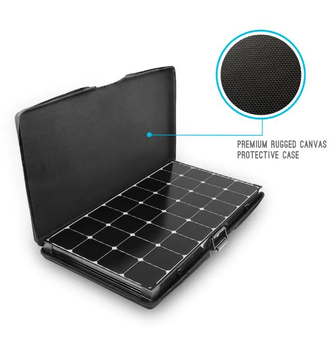 Renogy 200 Watt 12 Volt Eclipse Mono Solar Suitcase w/ Charge Controller