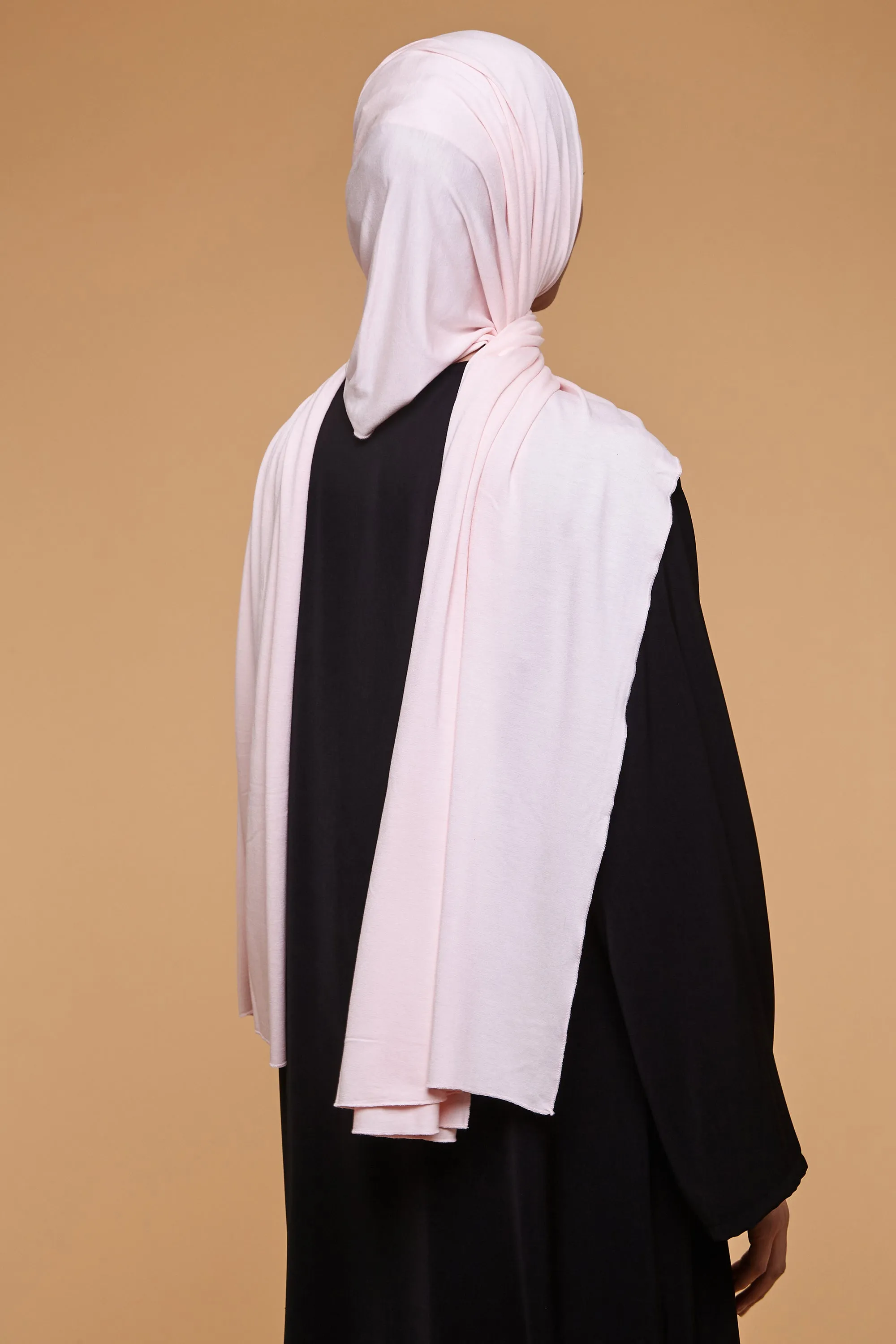 Rose Quartz Bamboo Jersey Hijab