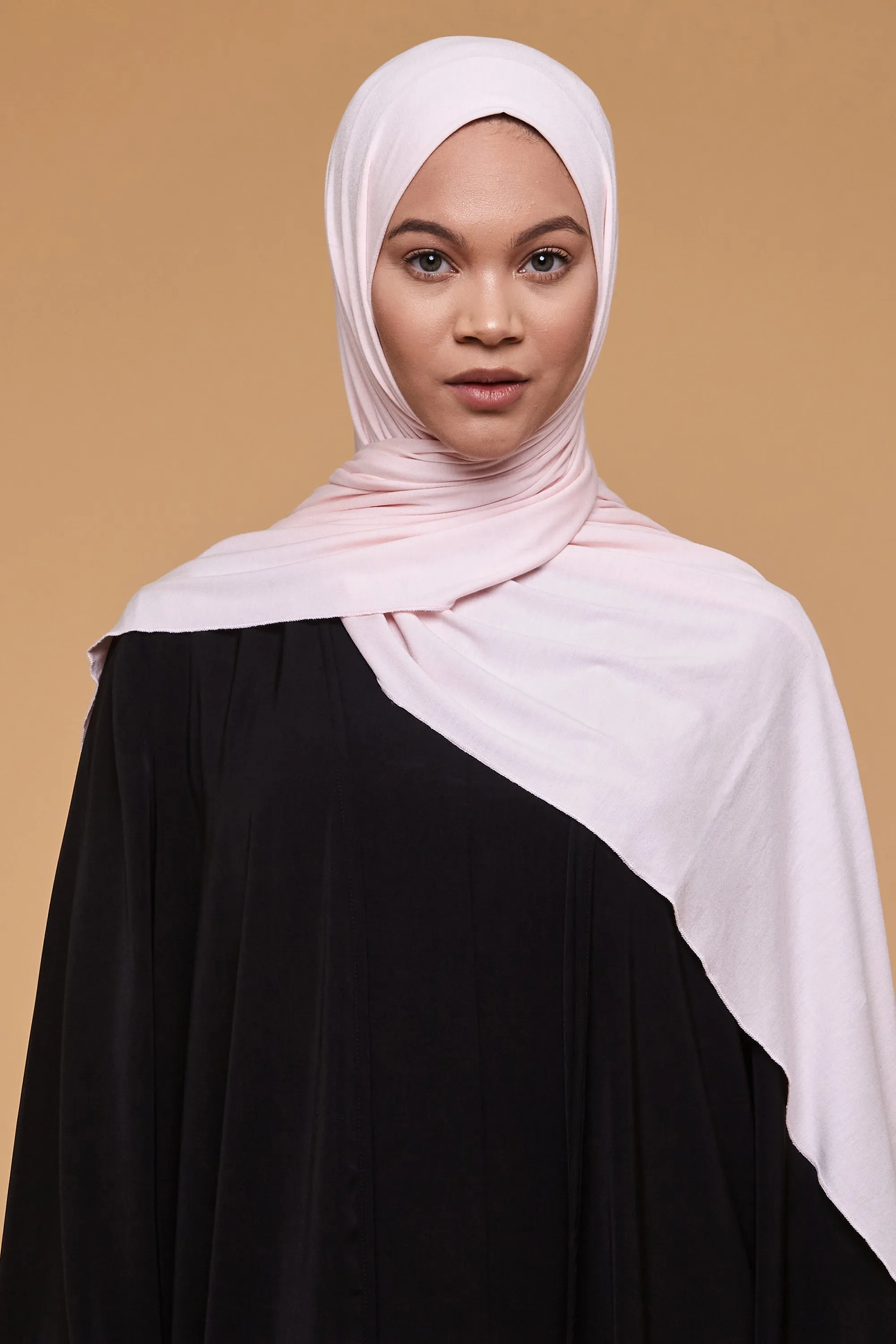 Rose Quartz Bamboo Jersey Hijab