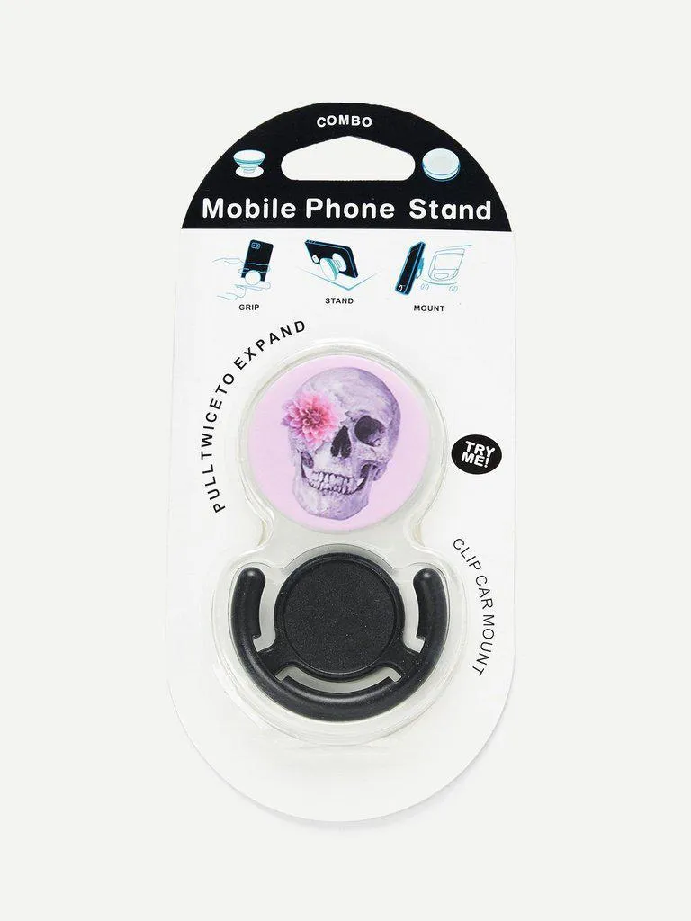 Skeleton Pattern Gasbag Phone Holder