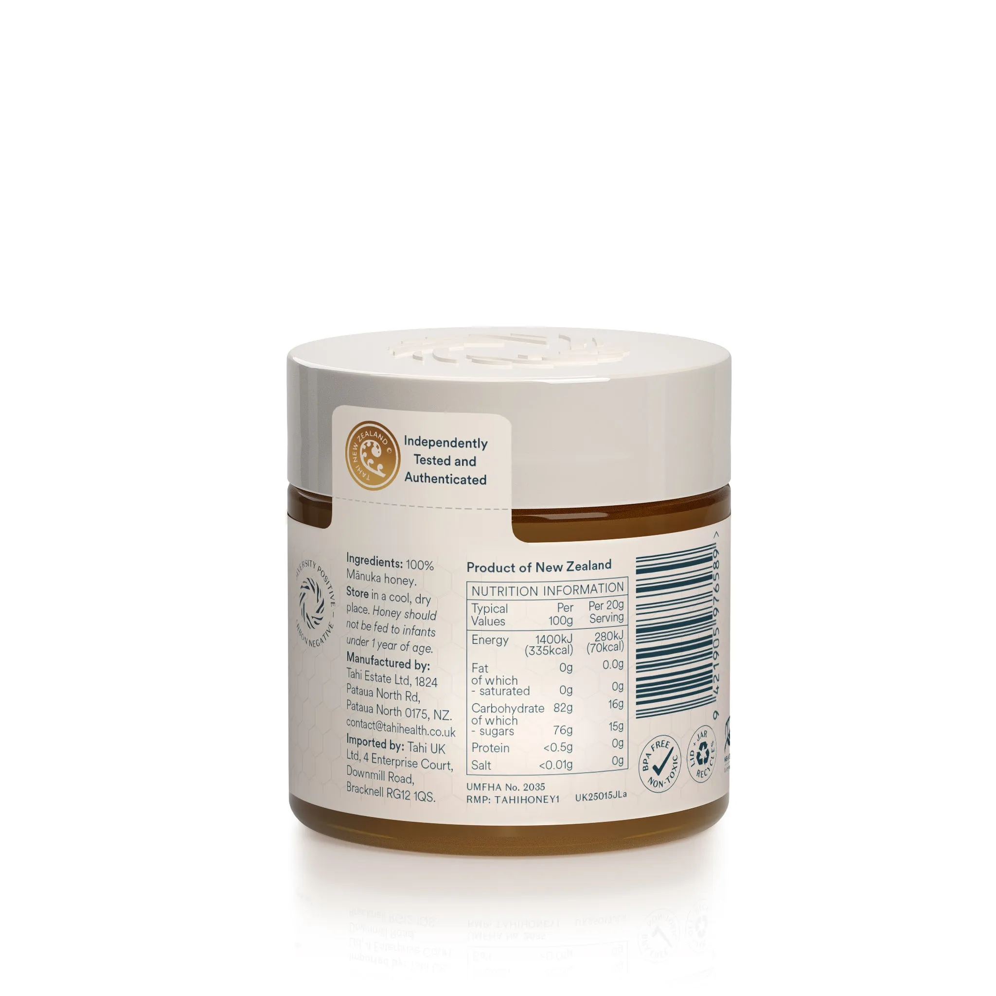 Tahi Manuka Honey UMF 15  (MGO 514 ) 250g