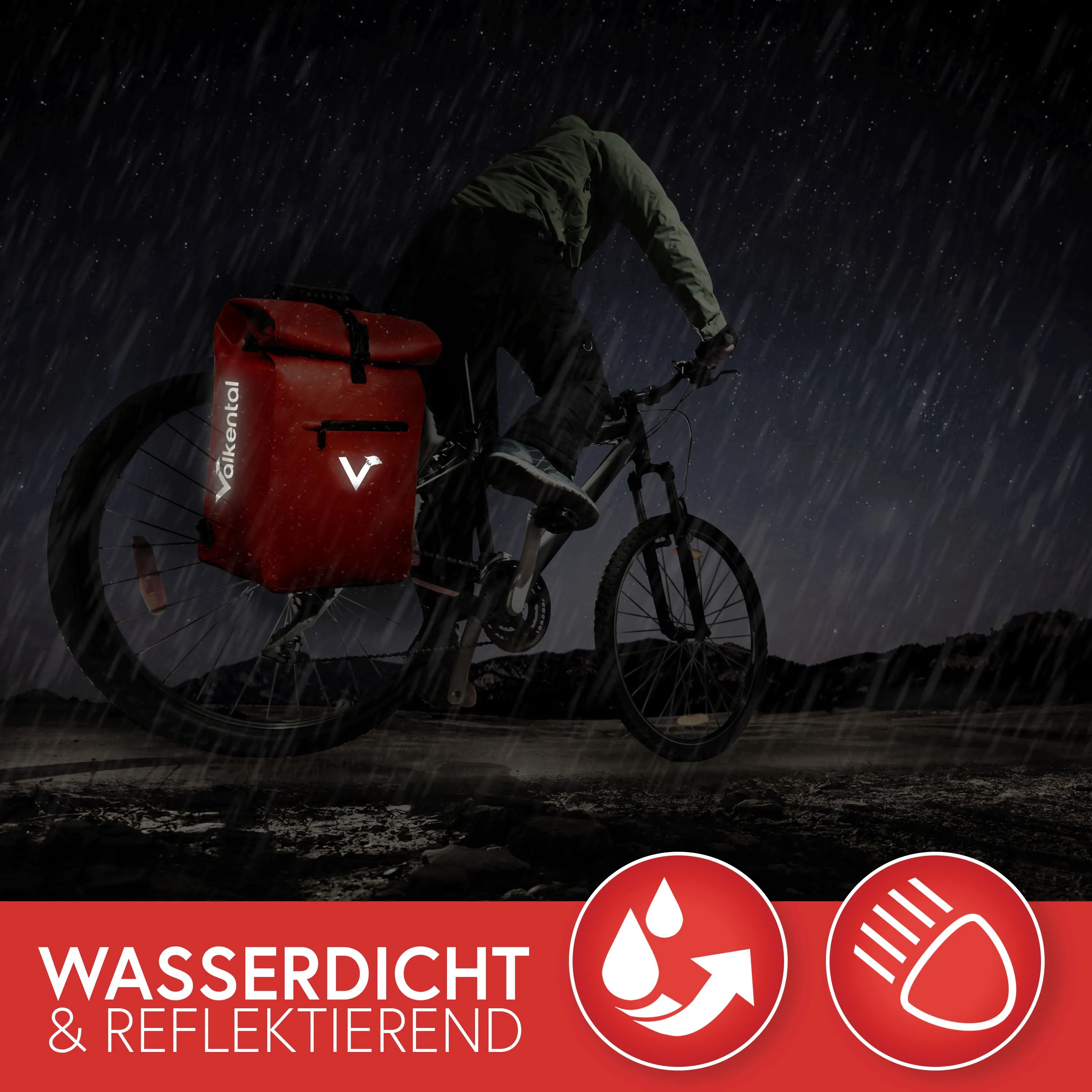 ValkOne 3in1 Fahrradtasche - perfekt für deinen Alltag! | Bundle