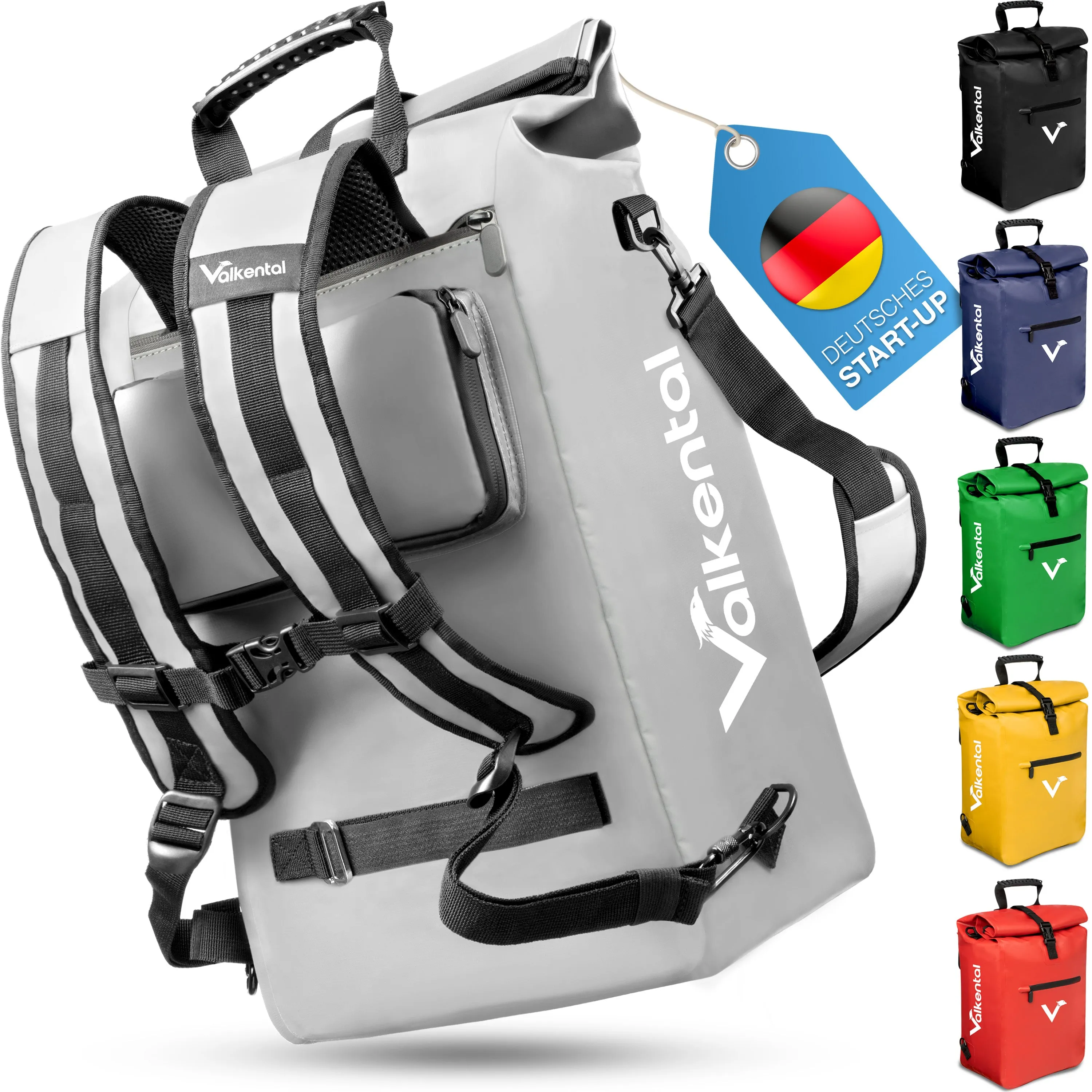 ValkOne 3in1 Fahrradtasche - perfekt für deinen Alltag! | Bundle