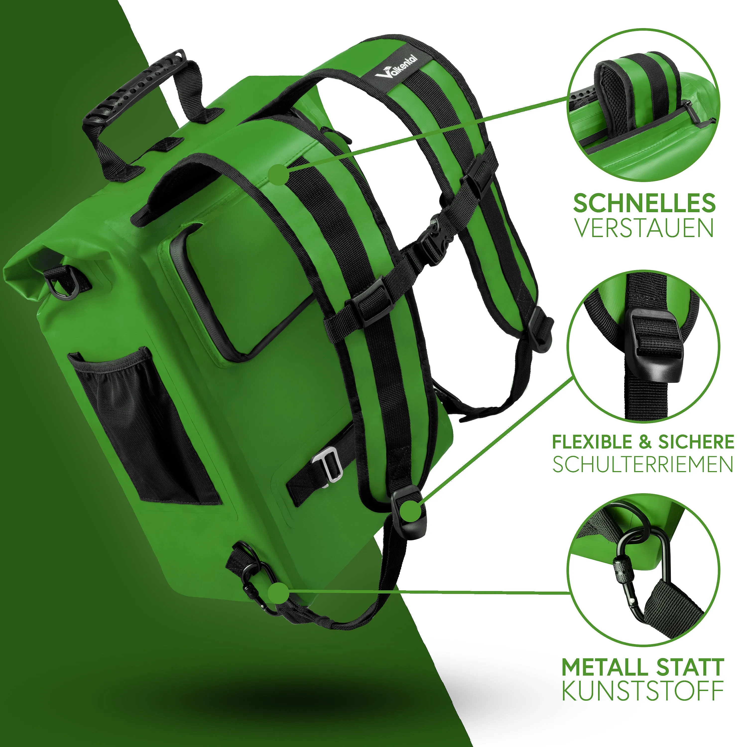 ValkOne 3in1 Fahrradtasche - perfekt für deinen Alltag! | Bundle